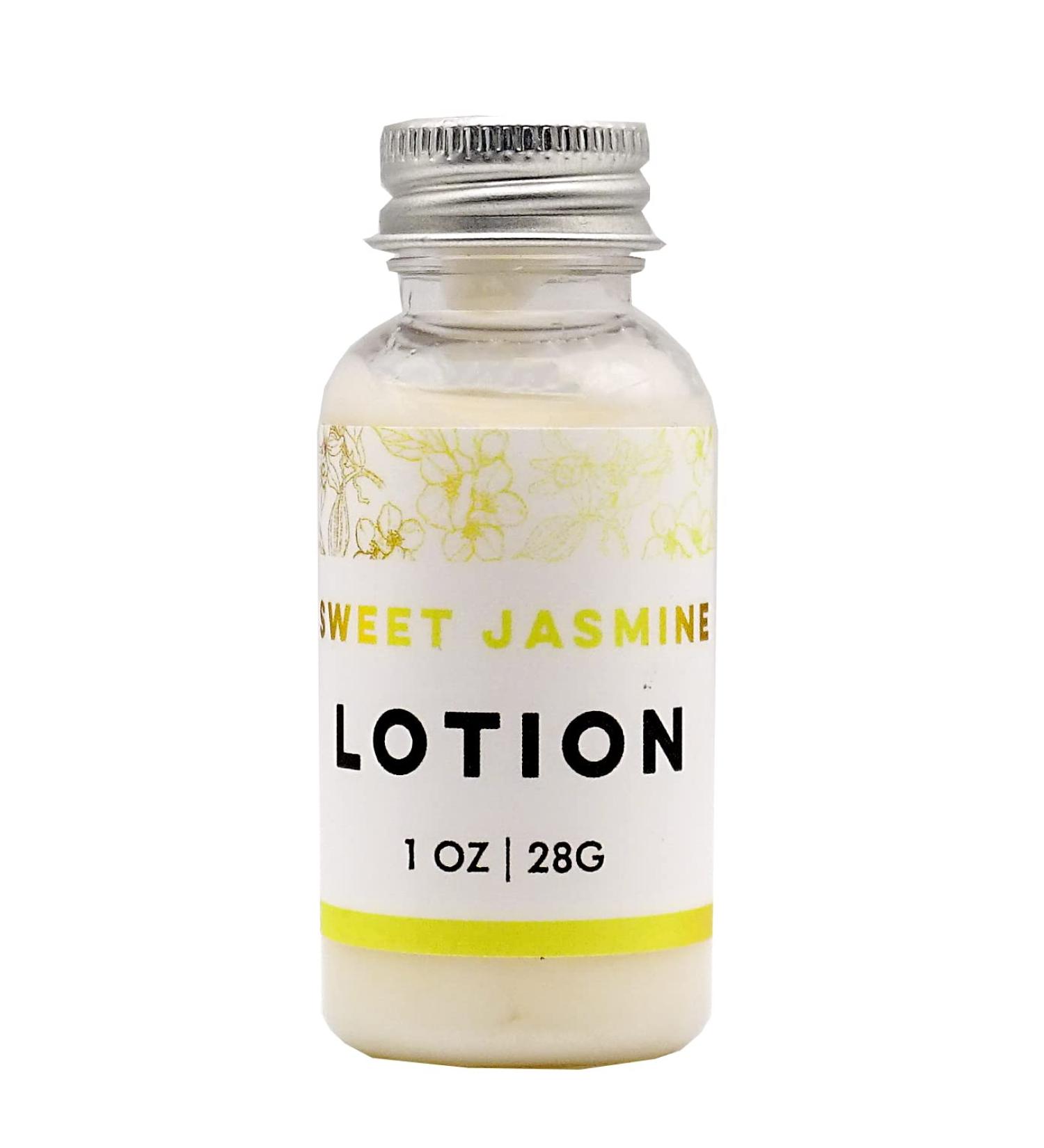 Sweet Jasmine Lotion | Travel 1oz. | Silky Nourishing & Hydrating Hypoallergenic All-Natural Plant-Derived Made in USA