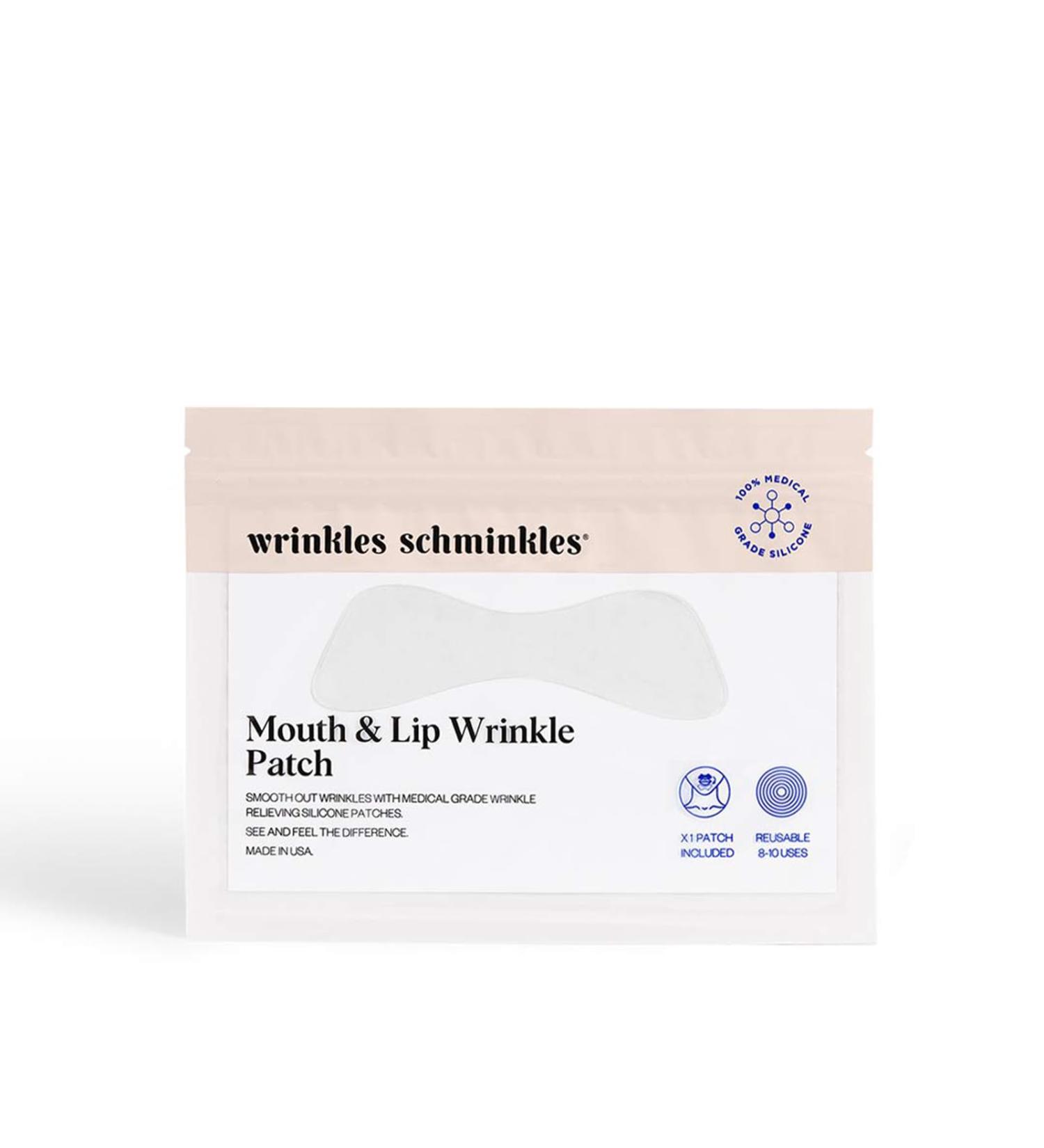 Wrinkles Schminkles Mouth & Lip Wrinkle Patch - Silicone Smoothing Pads for Lip Wrinkle Prevention - 1-Pack, Hypoallergenic & Reusable - 1 Count - Buy Online on GoSupps.com