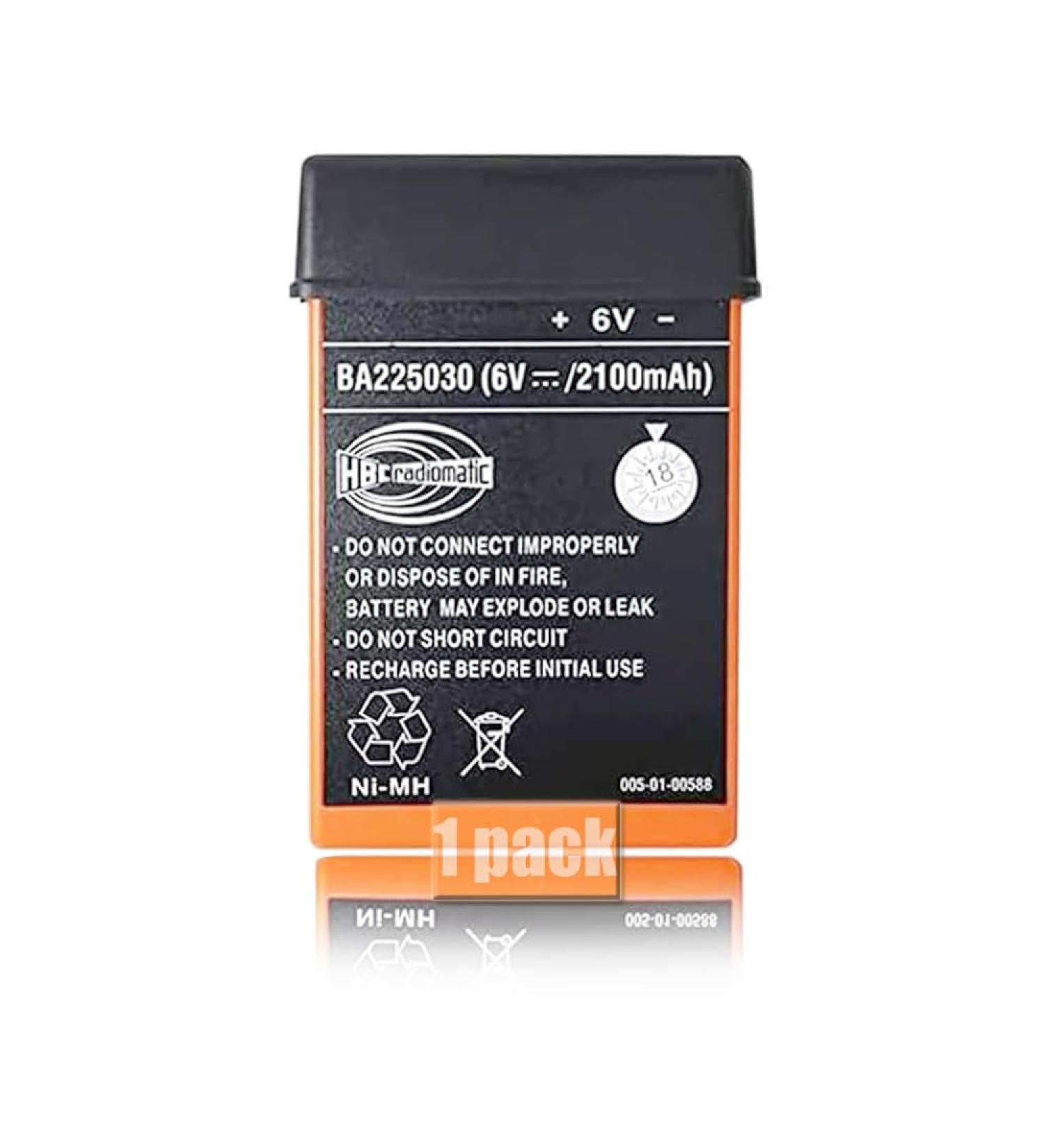 6V 2100mAh Ni-Mh BA225030 Rechargeable Battery for HBC Radiomatic | International Shipping Available - Buy Online on GoSupps.com
