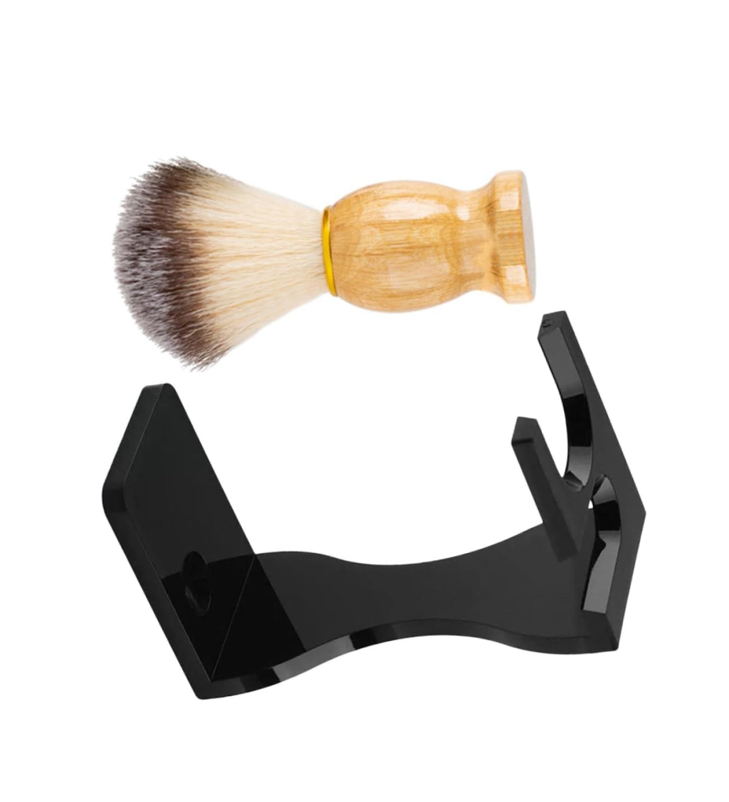 Angoily Razor Set for Men - Comfortable Shaving Brush & Acrylic Stand - Premium Brazing Suits - Buy Online on GoSupps.com
