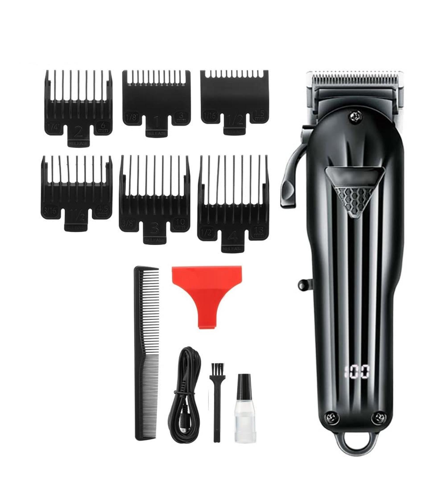 Best Hair Clippers for Men | Adjustable USB Rechargeable Electric Clipper with Gradient Blade & Box - Buy Online on GoSupps.com