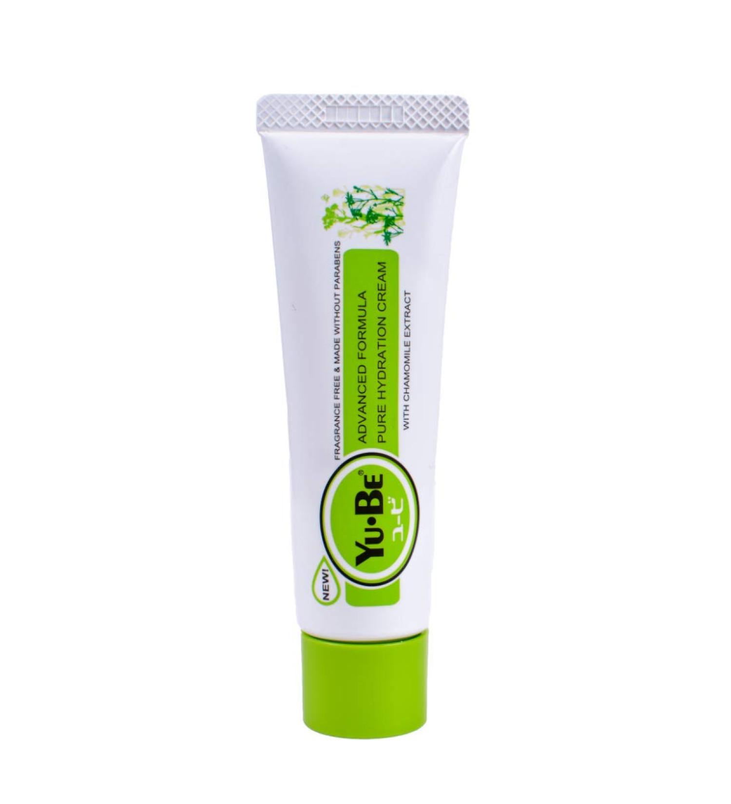 Yu-Be Advanced Formula Pure Hydration Cream - Unscented 1 Fl Oz Hand & Body Lotion with Chamomile Extract - Buy Online on GoSupps.com