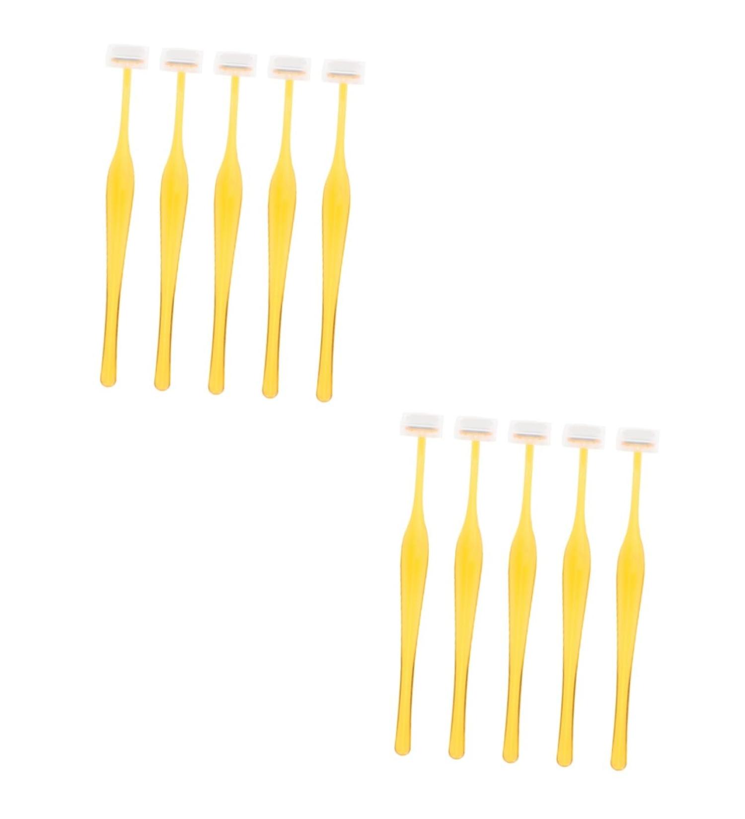 Frcolor 10-Piece Portable Hair Remover Set - Painless Facial Razors for Women | 12.5x1.3cm | Random Colors - Buy Online on GoSupps.com