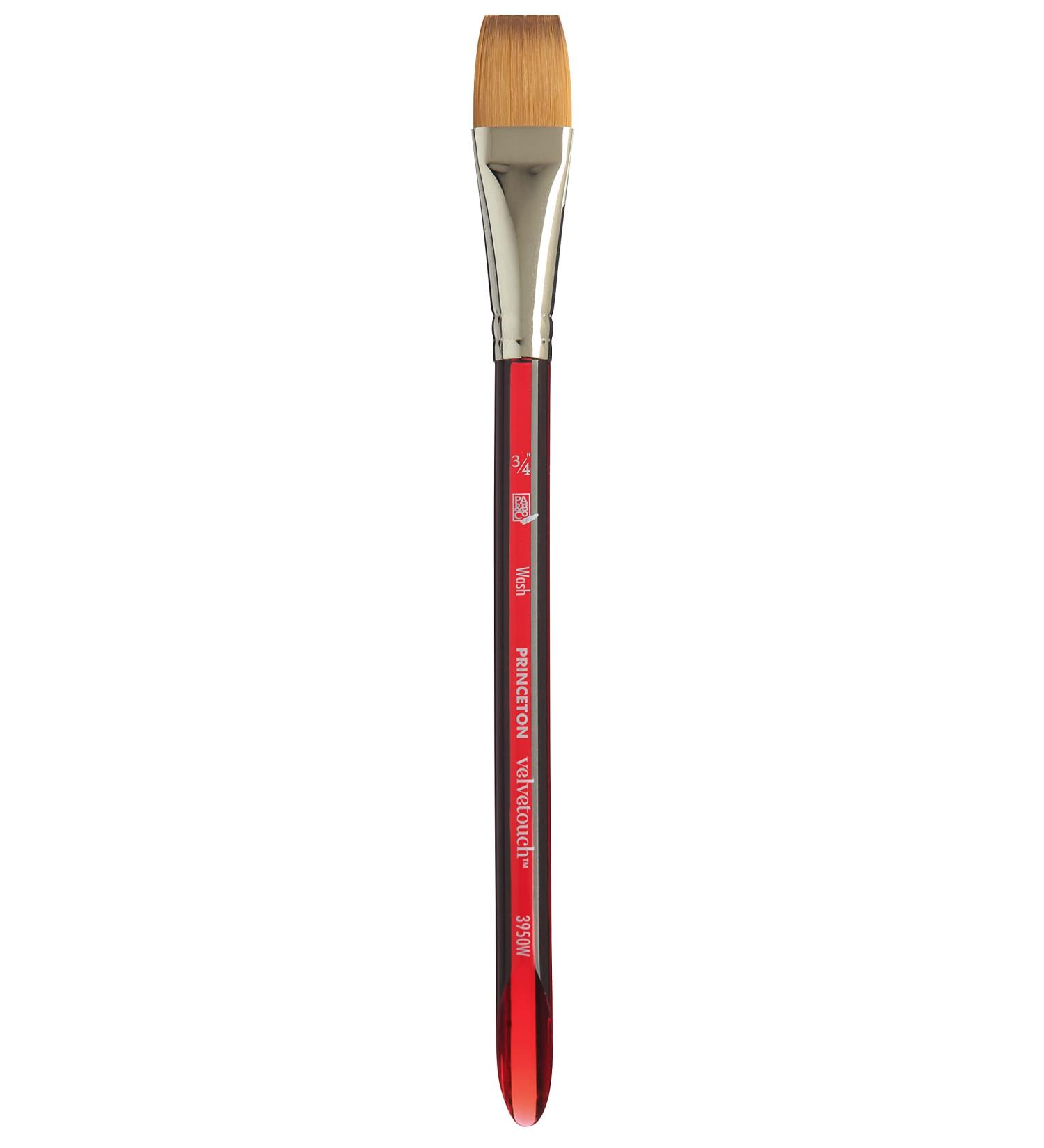 Princeton Velvetouch  Series 3950  Paint Brush for Acrylic  Oil and Watercolor  Wash  3/4 Inch - Buy Online on GoSupps.com