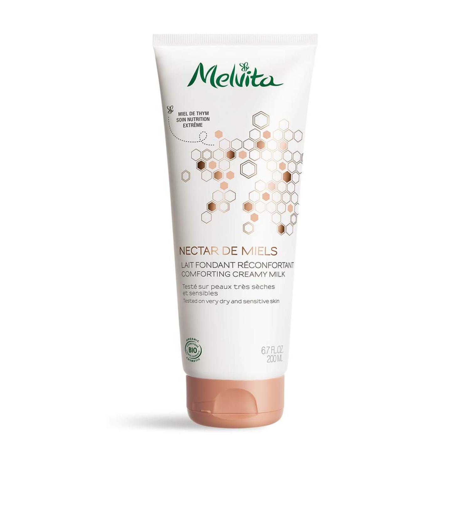 Melvita Body Milk Nectar de Miels - Soothes & Repairs | 99% Natural & Organic - 200ml Tube - International Shipping Available - Buy Online on GoSupps.com