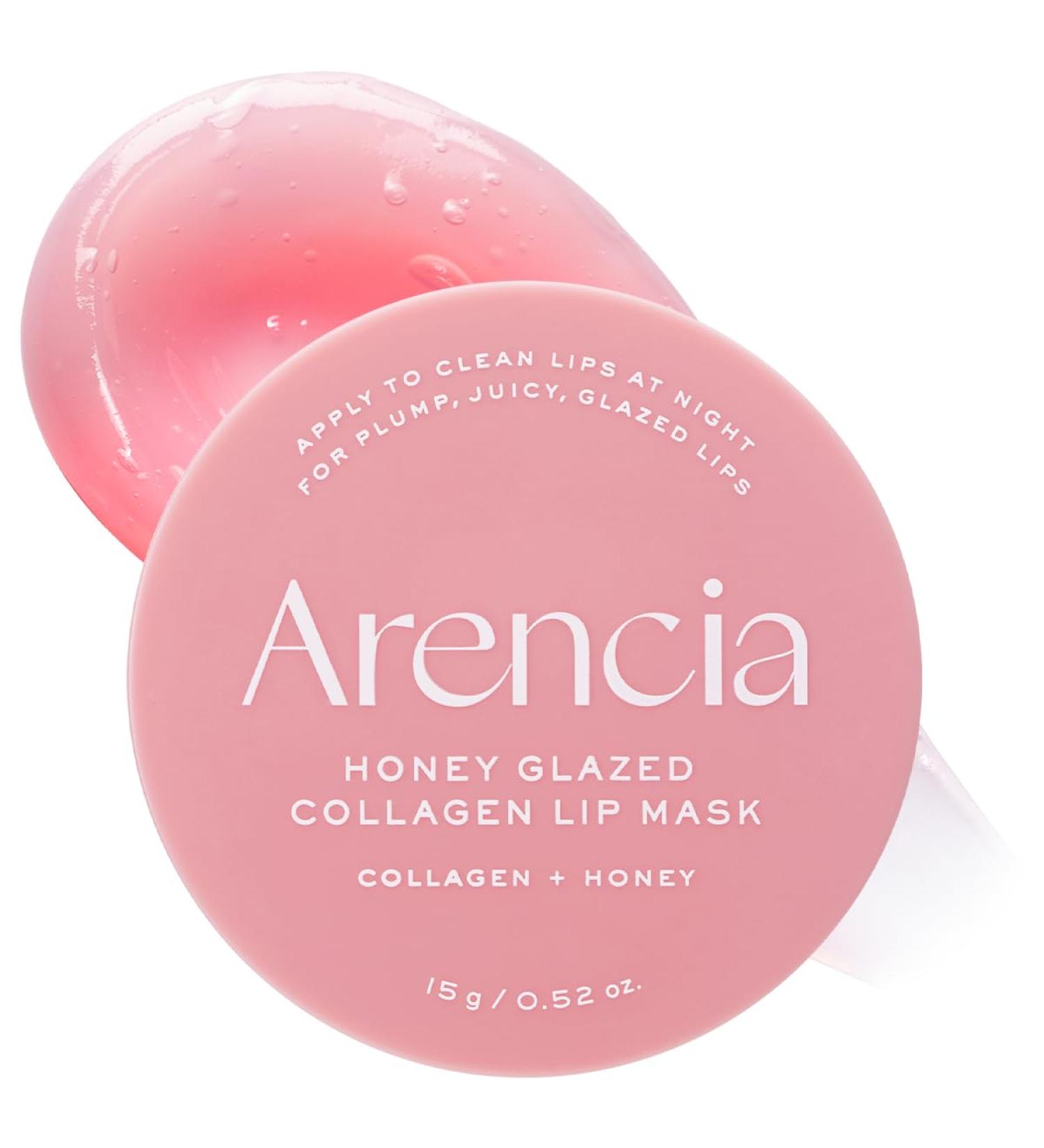 Arencia Honey Glazed Collagen Lip Mask Overnight Lip Treatment with Collagen and Honey 0.52 oz - Buy Online on GoSupps.com