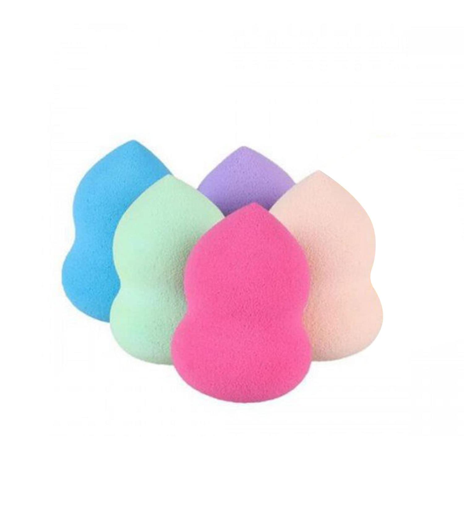 Buy Latex-Free Make-Up Sponges | Soft 5-Piece Set | EuroXanty Make-Up Accessories for Flawless Application - Buy Online on GoSupps.com
