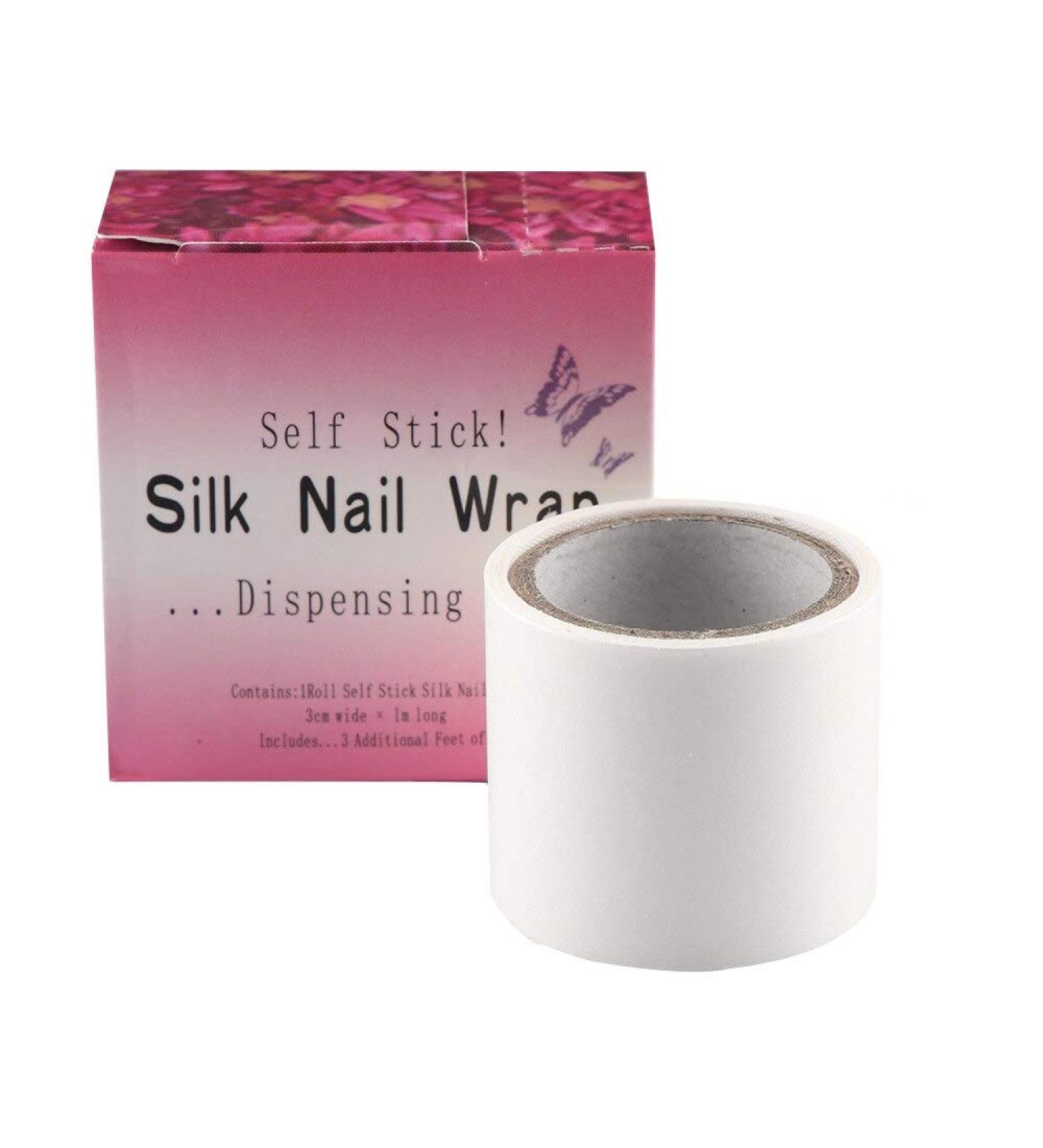 Adhesive Silk Nail Protector Wrap - Fiberglass Reinforce Tool for UV Gel & Acrylic Nails - Buy Online on GoSupps.com