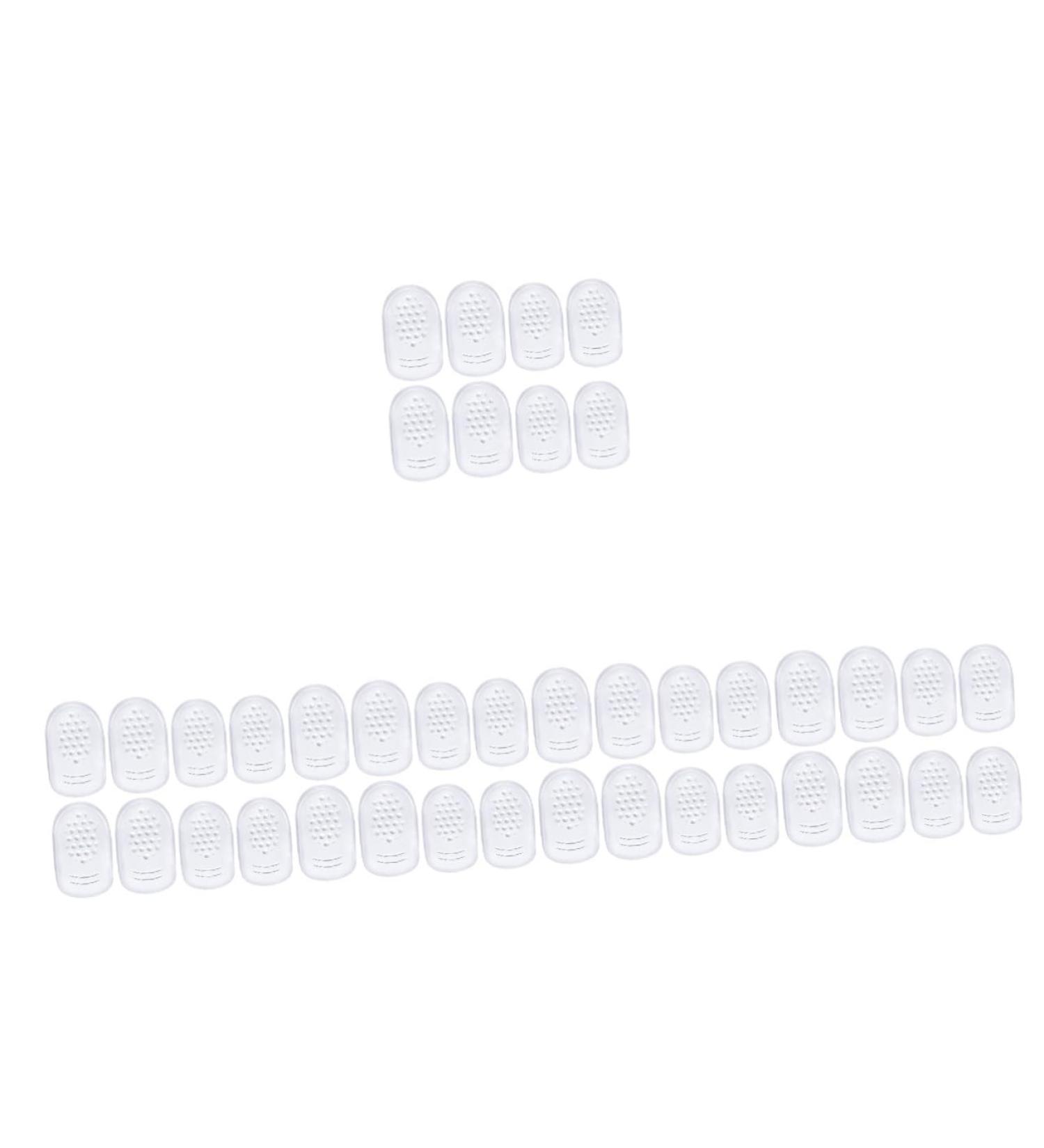 Healvian 20 Pairs Self-Adhesive Silicone Heel Pads - Cushioned Insoles for Women s Dress Shoes & Boots - Clear Gel Heel Cushions for Maximum Comfort & Support - Buy Online on GoSupps.com