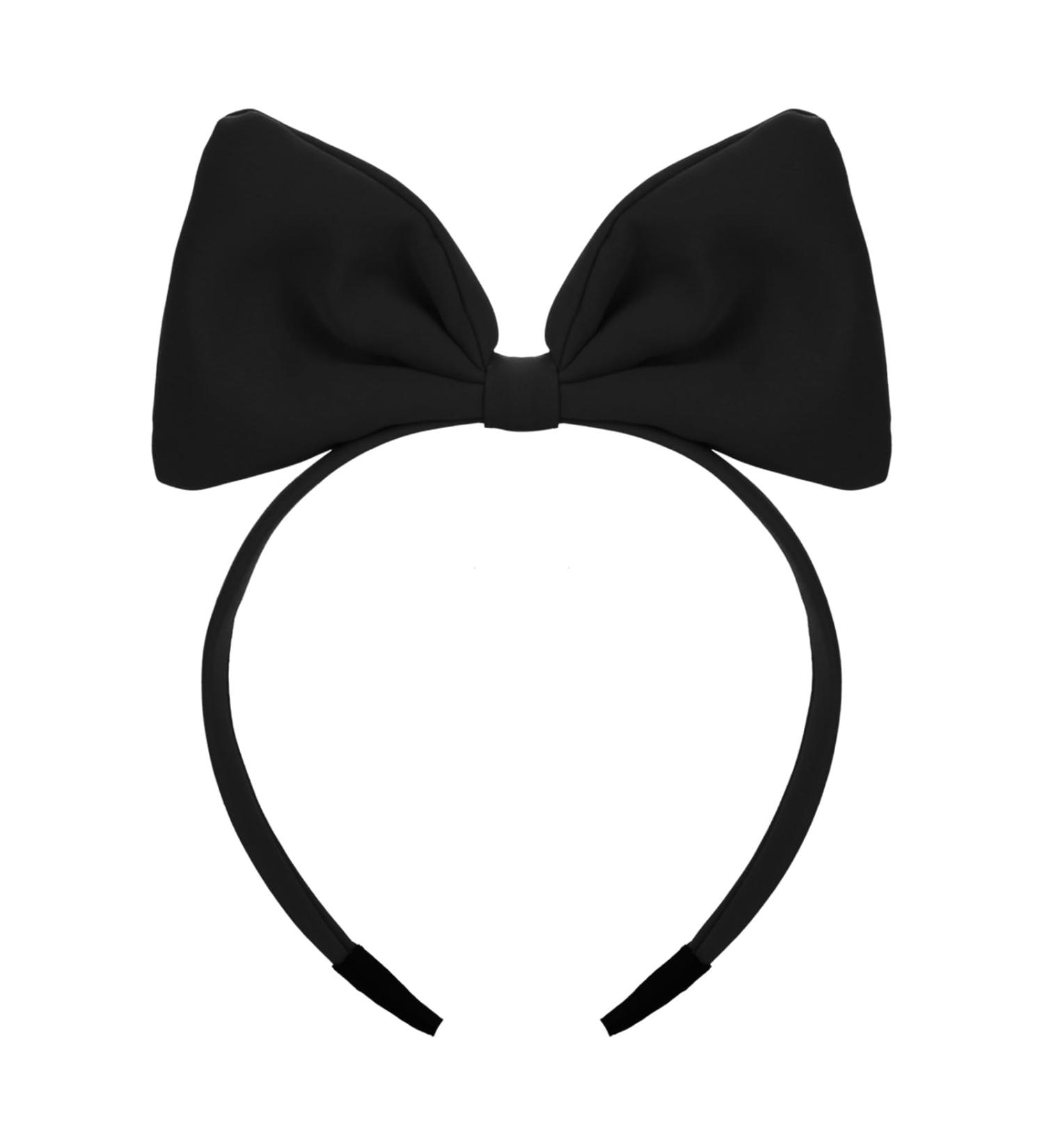 WLLHYF Bow Headbands Red Bowknot Hair Band Fashion Cute Hair Hoop Big Bowknot Headdress Perfect Hair Accessories for Women Girls Party Cosplay Christmas Valentine's Day Black - Buy Online on GoSupps.com