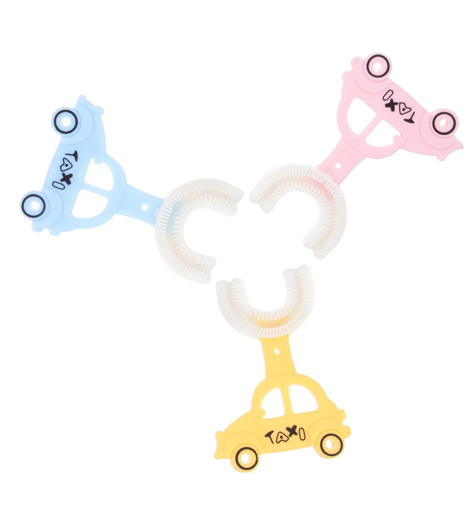 Magiclulu 3-in-1 Silicone Toothbrush for Babies & Toddlers | Battery-Operated & Manual Options | Safe & Effective Oral Care for All Ages - Buy Online on GoSupps.com