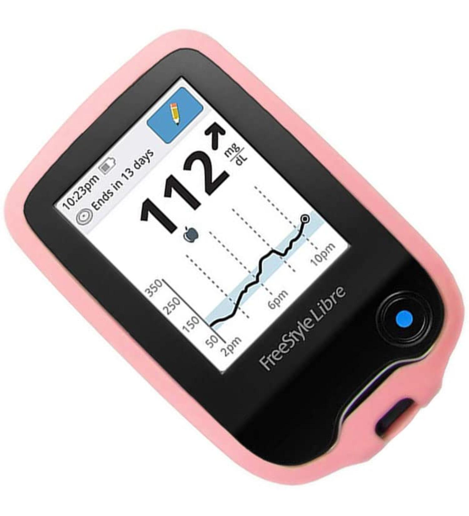 SNK Silicone Case for Freestyle Libre 3 Freestyle Libre 2 (Pink) Pink