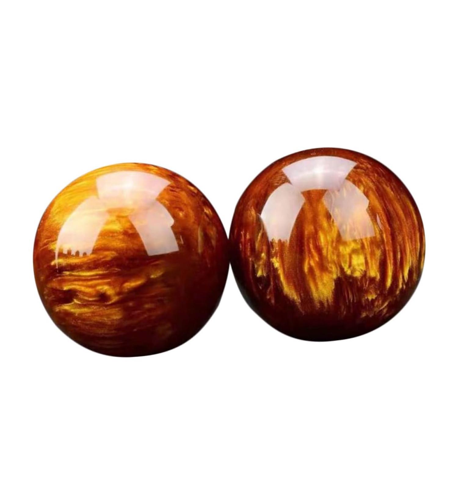 Magiclulu 2-Piece Health Ball Set - Rolling Massage Balls for Pain Relief & Fitness | Decorative Harz Master Exercise Balls - Buy Online on GoSupps.com