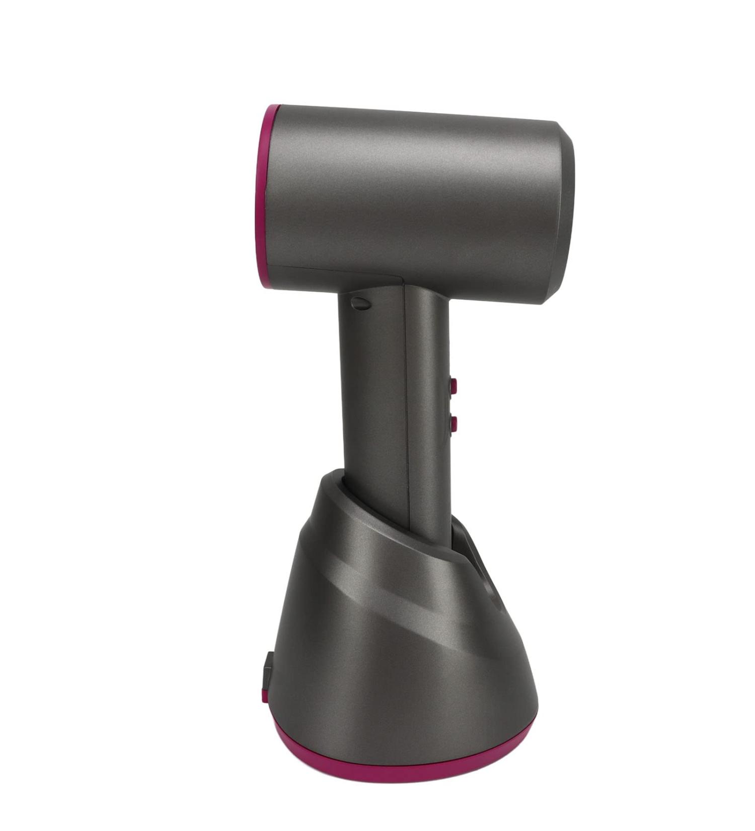 Hair Dryer Cordless Hair Dryer Grey Easy to Clean Rechargeable with Fixed Base for Outdoor Motorhome US Plug - Buy Online on GoSupps.com