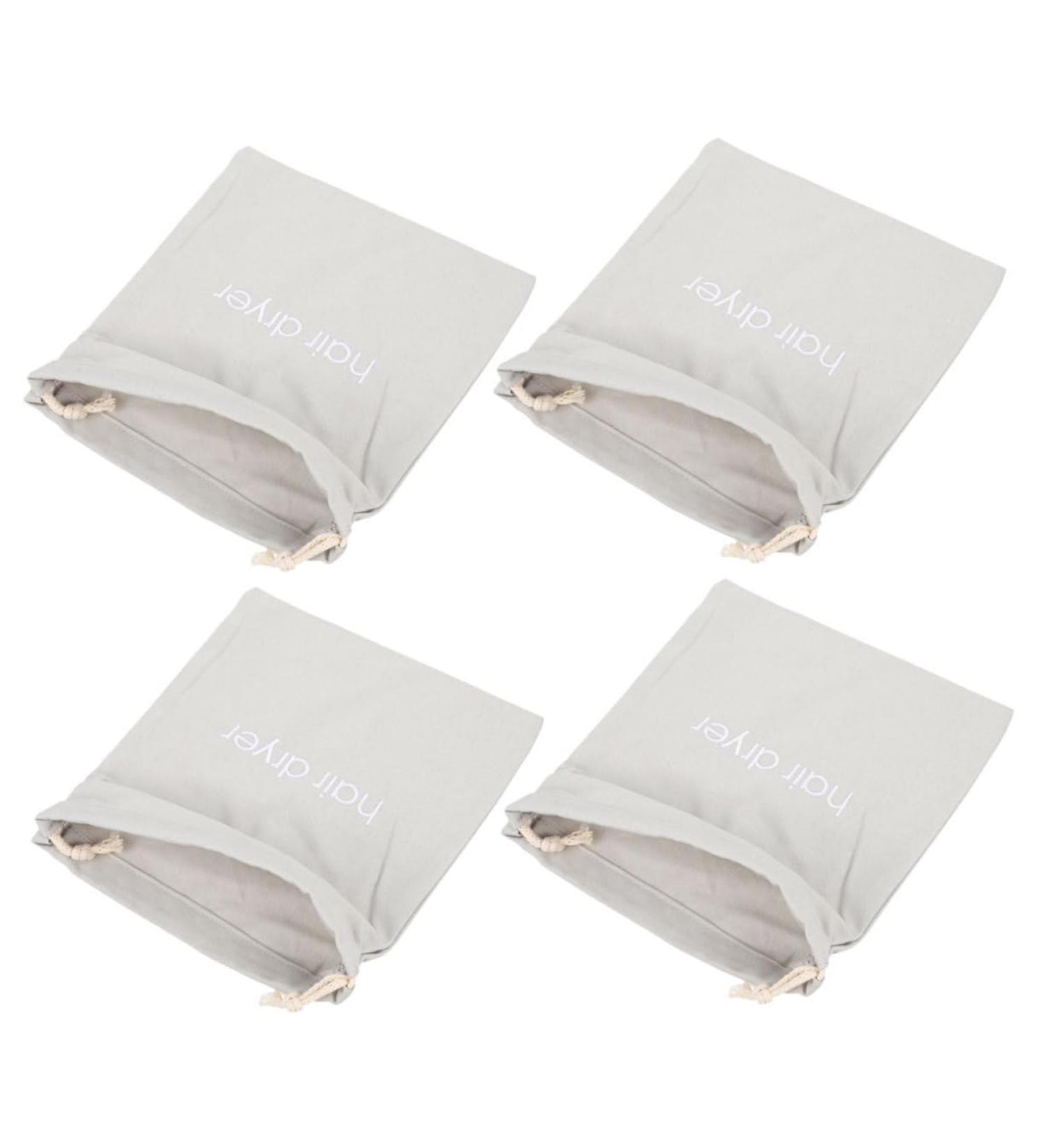 Didiseaon Hairdryer Storage Bag 4pcs Hair Dryer Storage Bag Travel Hair Dryer Cloth Storage Bags Hair Dryer Organizers Drawstring - Buy Online on GoSupps.com