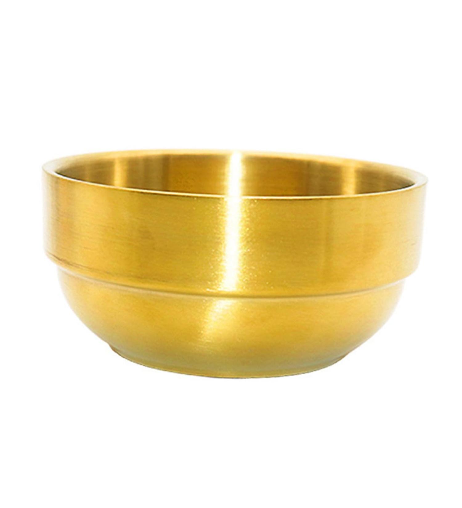 Crilstyleo Foam Dishwasher Stainless Steel Soap Shell - Foaming Razor Cup for Facial Cleaning - Golden Sailing Cup 9x9x4.9cm - Buy Online on GoSupps.com