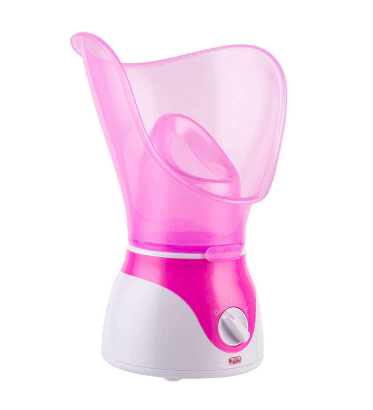 Healeved Pore Cleaner Spa Face Steamer Facial Mist Sprayer Skin Care Steamer Portable Humidifer Pink - Buy Online on GoSupps.com