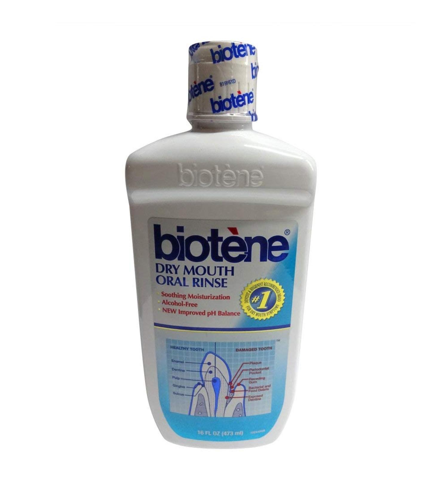 Biotene Dry Mouth Oral Rinse Fresh Mint 16 oz ( Pack of 11)