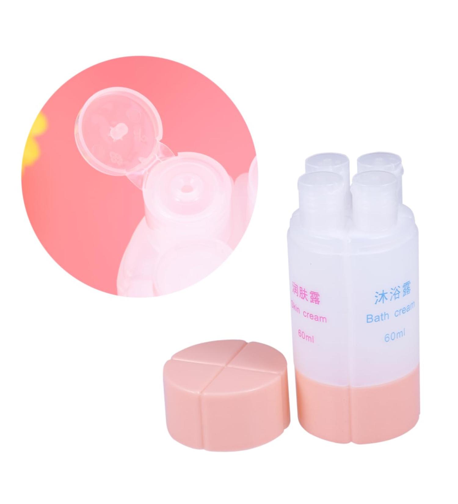 HAPINARY 1pc Set Leakproof Travel Bottle Makeup Container Shampoo Container Refillable Cosmetic Containers Shampoo Travel Container Hair Shampoo Lotion Bottle Liquid Water Dispenser Pink medium Pink - Buy Online on GoSupps.com