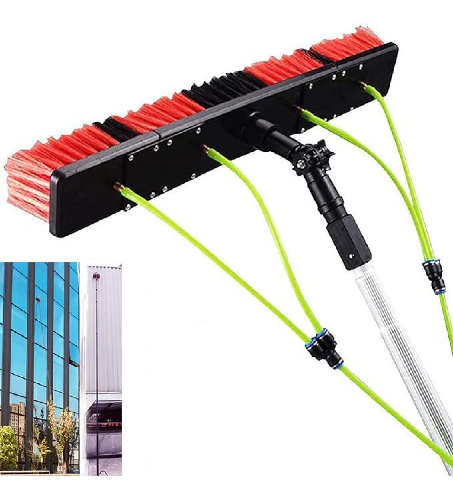 Window Clean Brush with 30CM Brush head 5-12M Water Fed Telescopic Brush Extendable Cleaner Conservatory Roof and Photovoltaic Cleaning Tools 5m - Buy Online on GoSupps.com