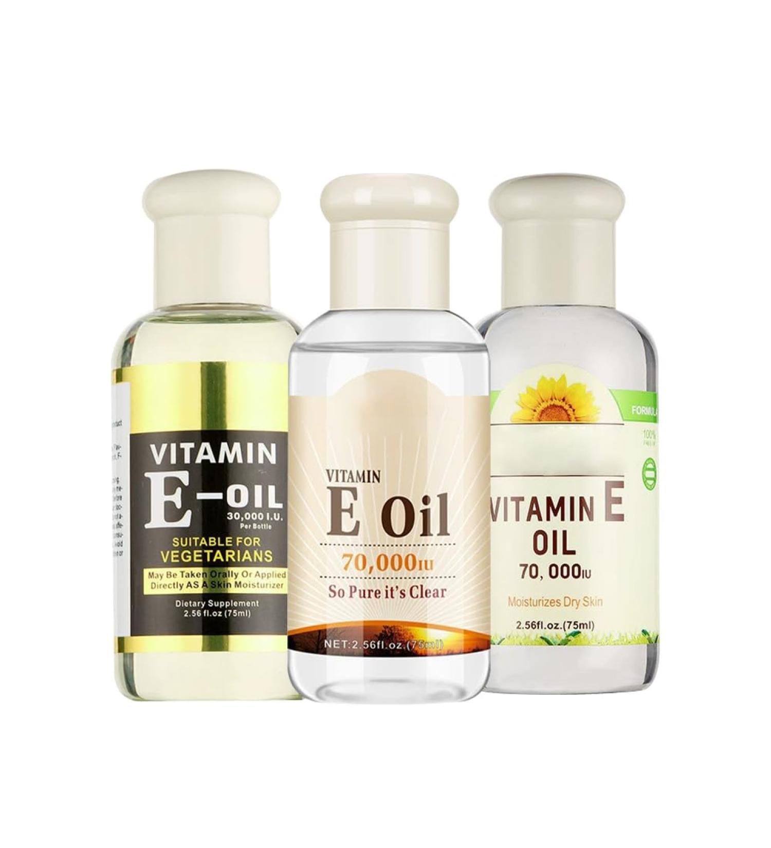 Wenrny 3 Pack Vitamin E Oil for Face Natural Vitamin E Face Serum for Hydrating Moisturizing Rejuvenate & Enhance Skins Moisturizer Facial Oils for Improving Dry Fine Line Spots Women Skin Care Set - Buy Online on GoSupps.com