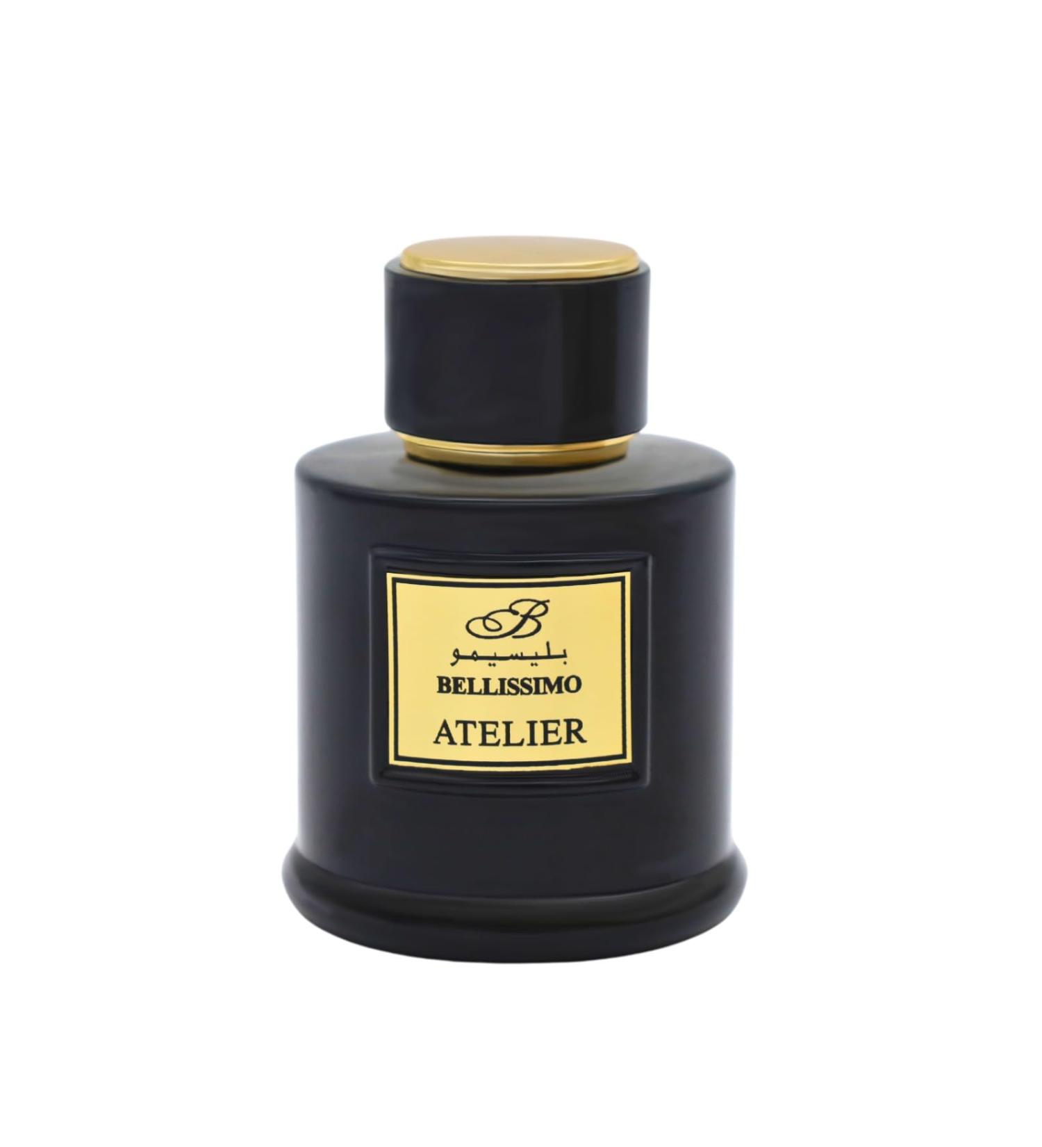 BELLISSIMO Atelier Black Eau de Parfum 3.4 fl oz Captivating & Long-Lasting for Man Fragrance in Elegant Packaging! - Buy Online on GoSupps.com