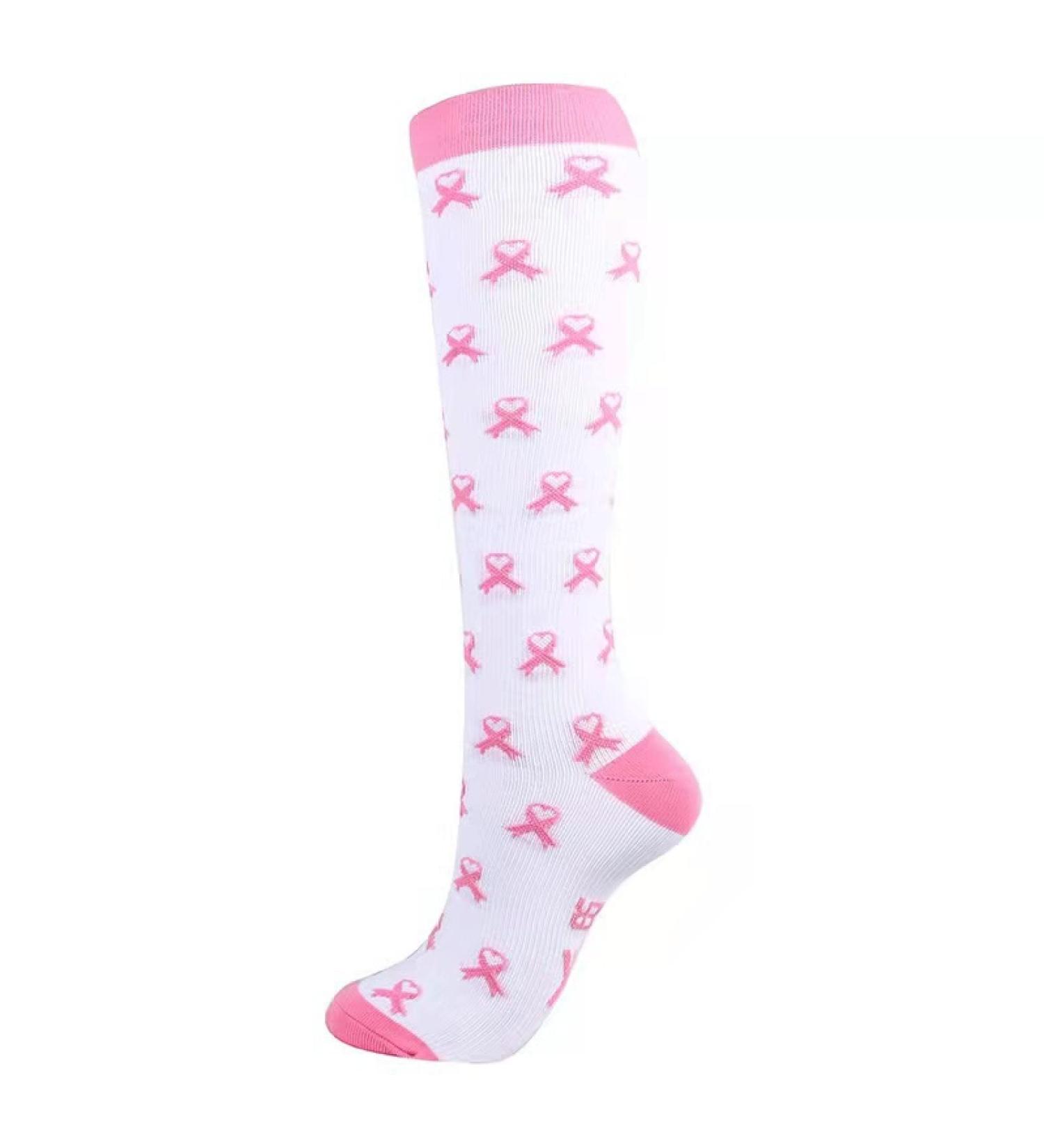 DOCEN Stockings Striped Compression Stockings 11-3 Pairs S/M_Thigh Compression Stockings 20-101 mmHg 11-3 Pairs S/M