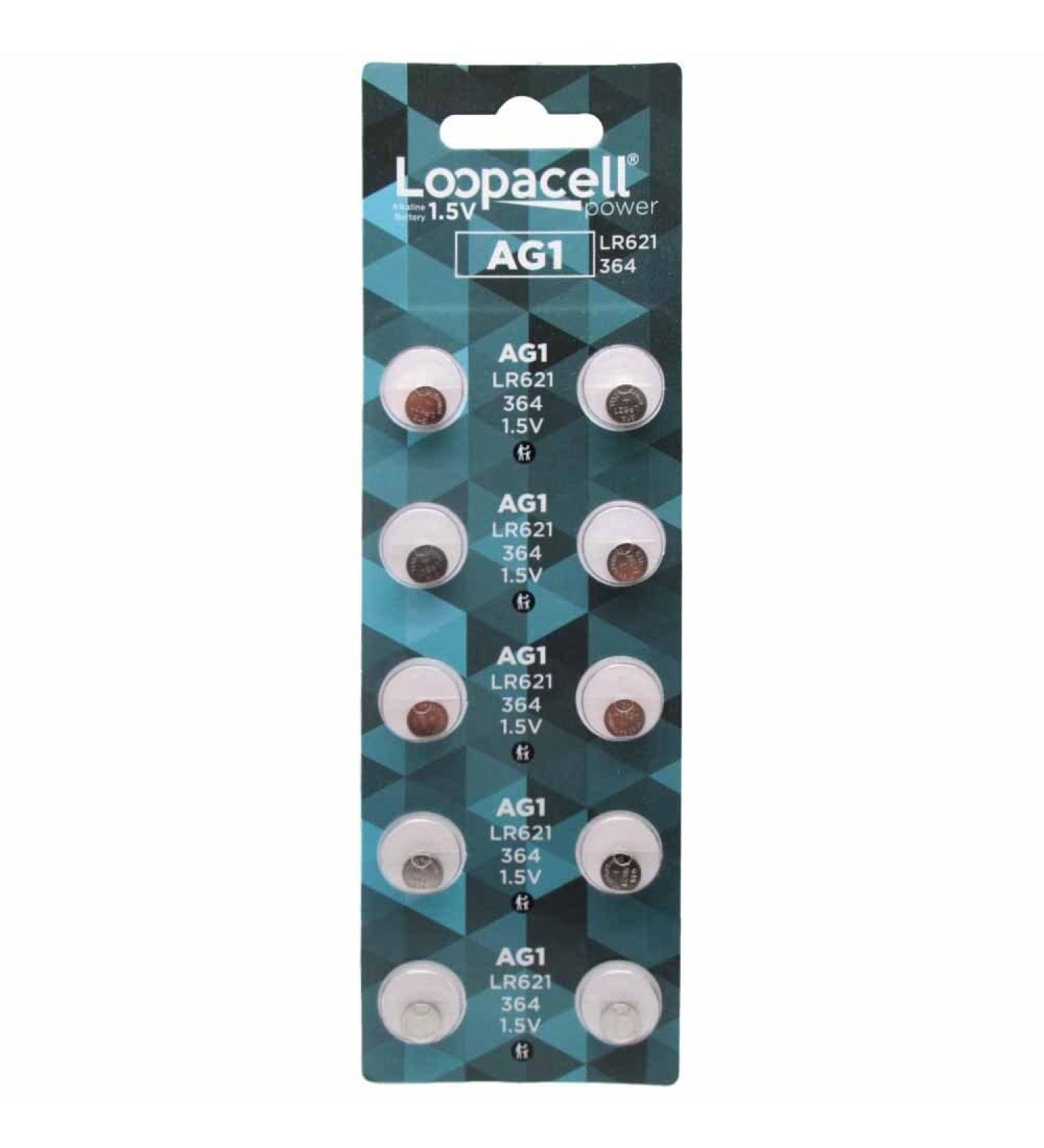 10 Pack AG1 Alkaline Watch Batteries - SR621 SR621SW 364 164 | Long-lasting Power for Watches - International Shipping Available - Buy Online on GoSupps.com