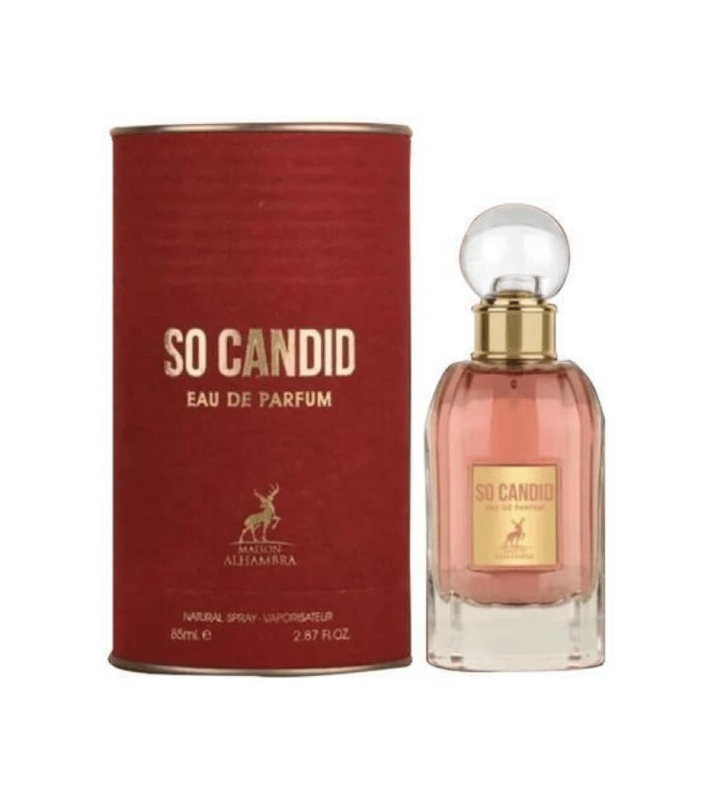 Lattafa Maison Alhambra So Candid Eau De Parfum Spray for Women 2.87 Ounce