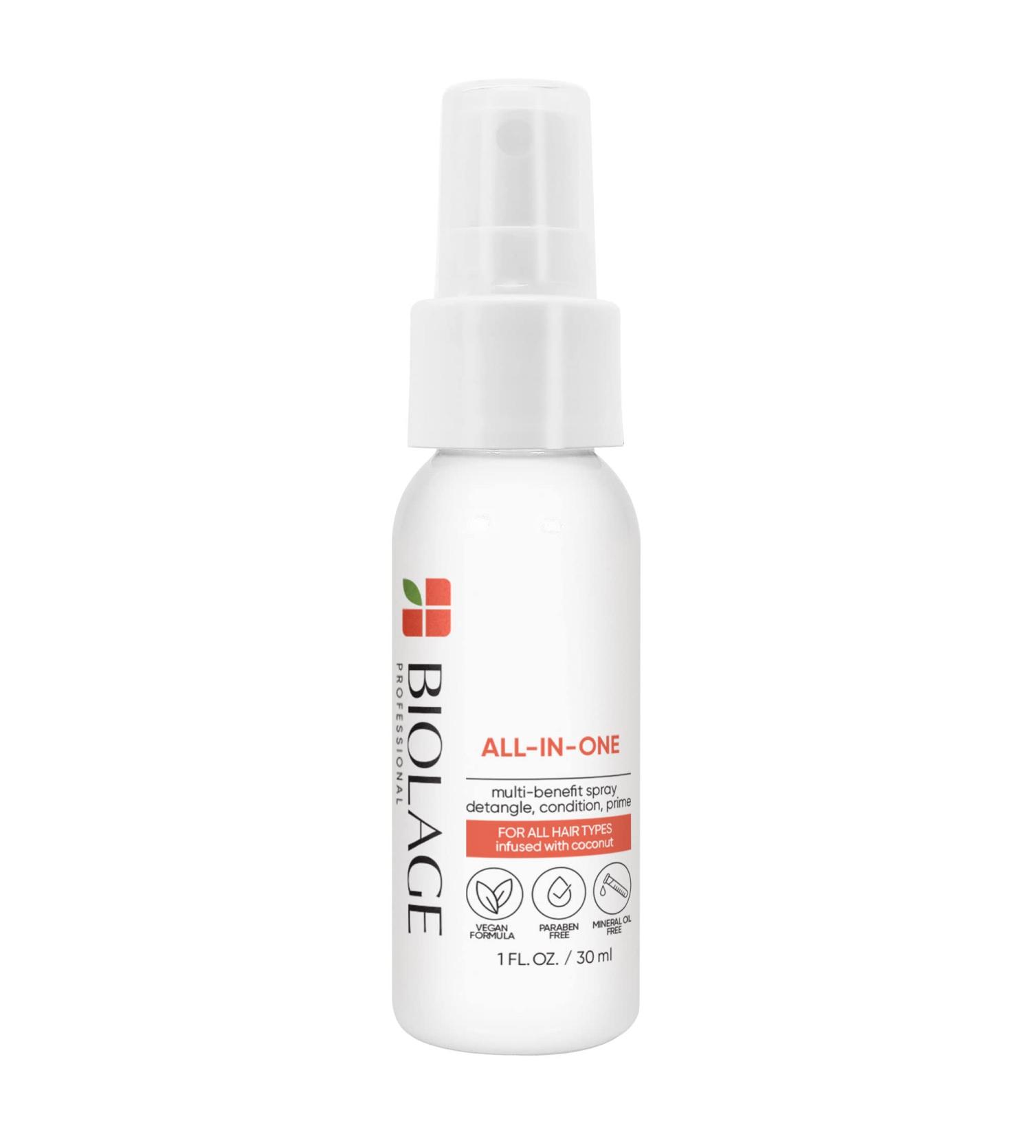 BIOLAGE All-In-One Coconut Infusion Treatment Spray | For All Hair Types | Sulfate & Paraben-Free | Vegan | 1 Fl Oz - Buy Online on GoSupps.com