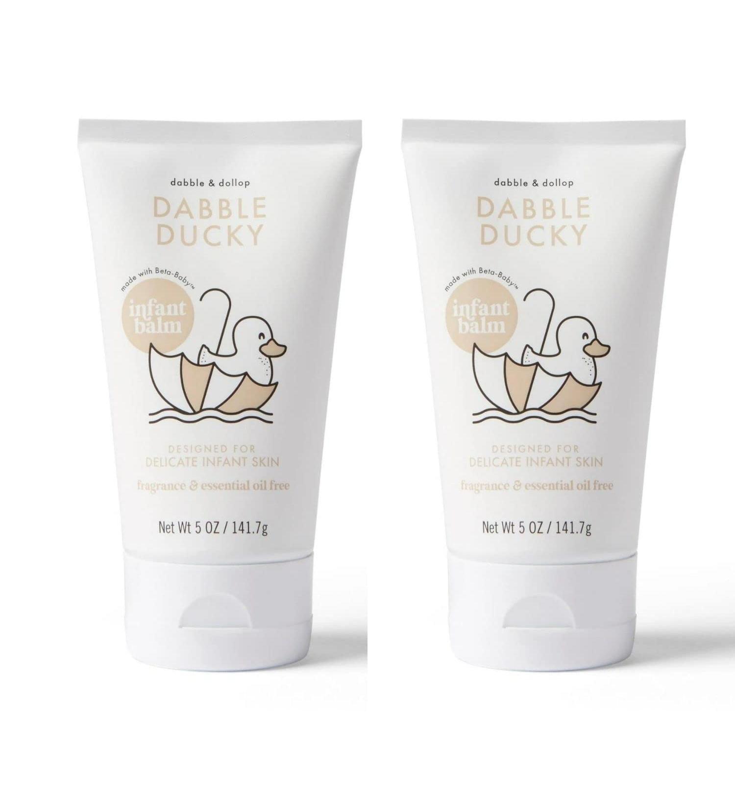 Dabble & Dollop Infant Balm - Fragrance & Essential Oil Free Natural Lotion for Babies - USA-Made Vegan Formula - 2.50 oz (Pack of 2) - Buy Online on GoSupps.com