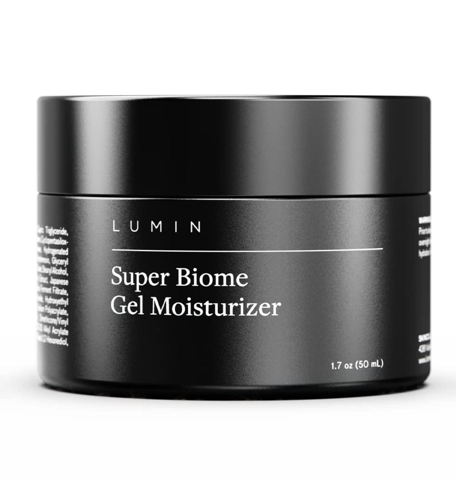Lumin Gel Moisturizer for Men - Control Oil, Reduce Fine Lines, Hydrate with Hyaluronic Acid - 1.69 oz - Buy Online on GoSupps.com