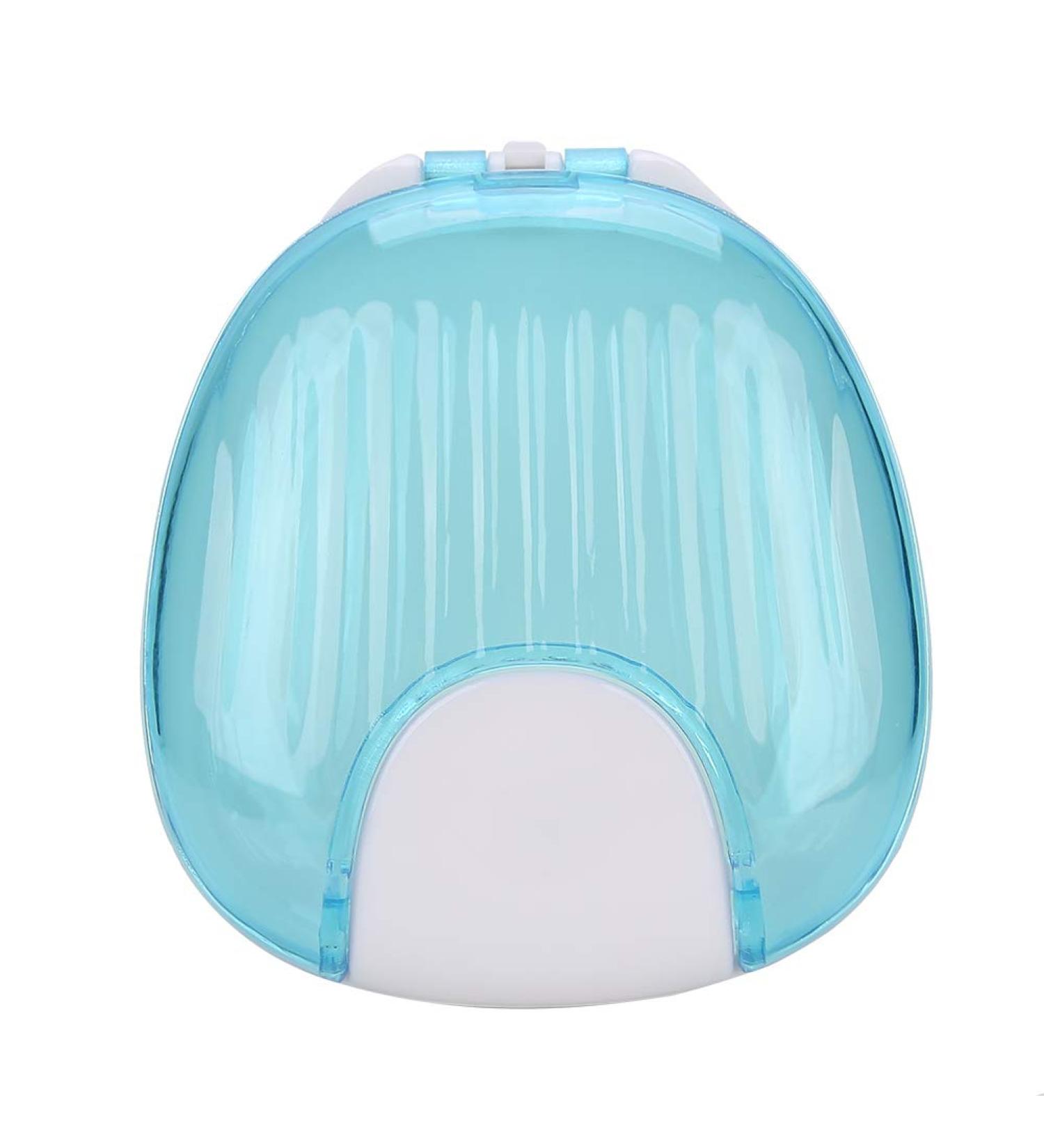 Sky Blue Waterproof Orthodontic Storage Case | Mouth Protection & Prosthesis Container for International Shipping - Buy Online on GoSupps.com
