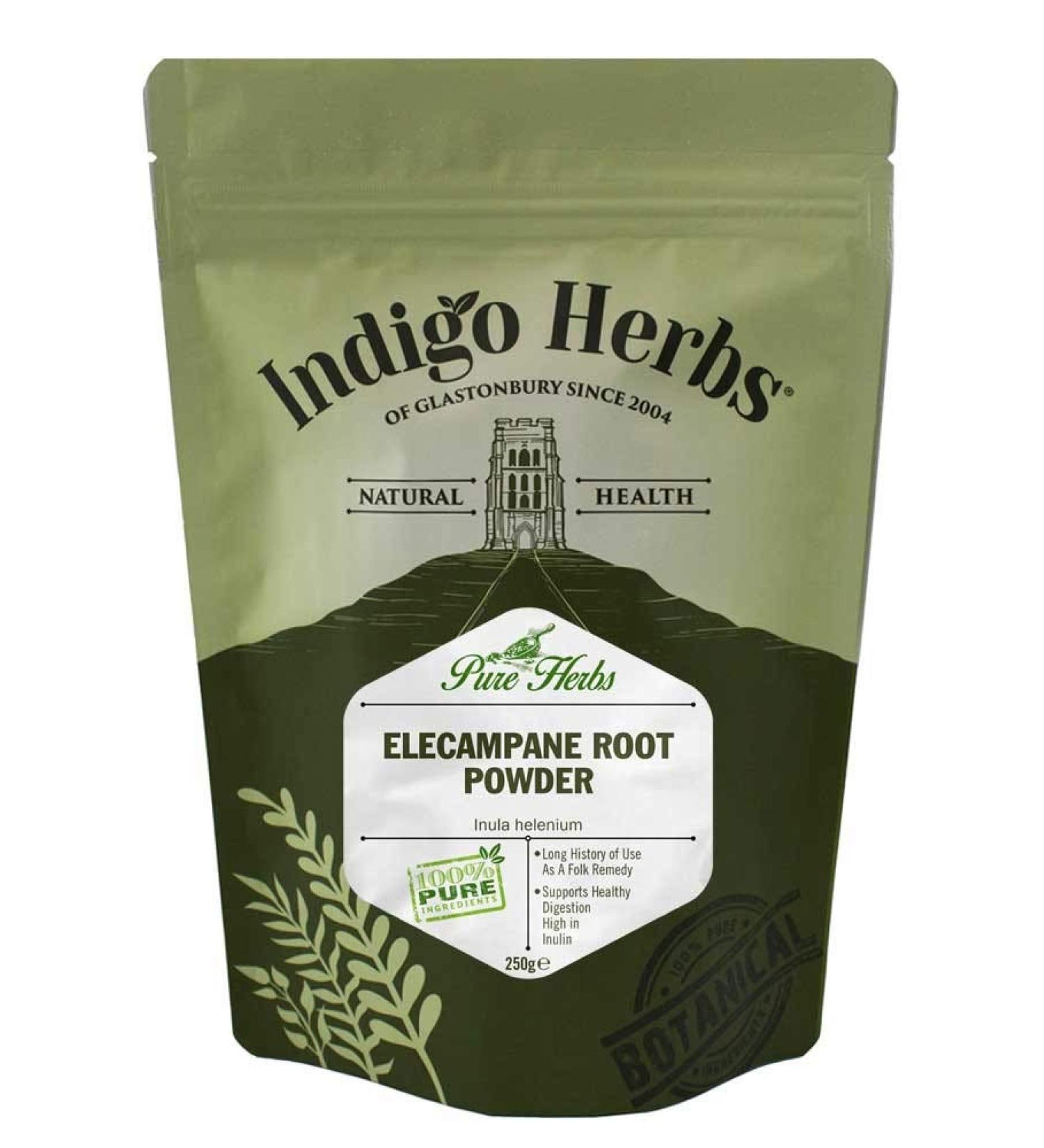 Indigo Herbs Elecampane Root Powder 250g - Premium Quality Herbal Supplement - Buy Online on GoSupps.com