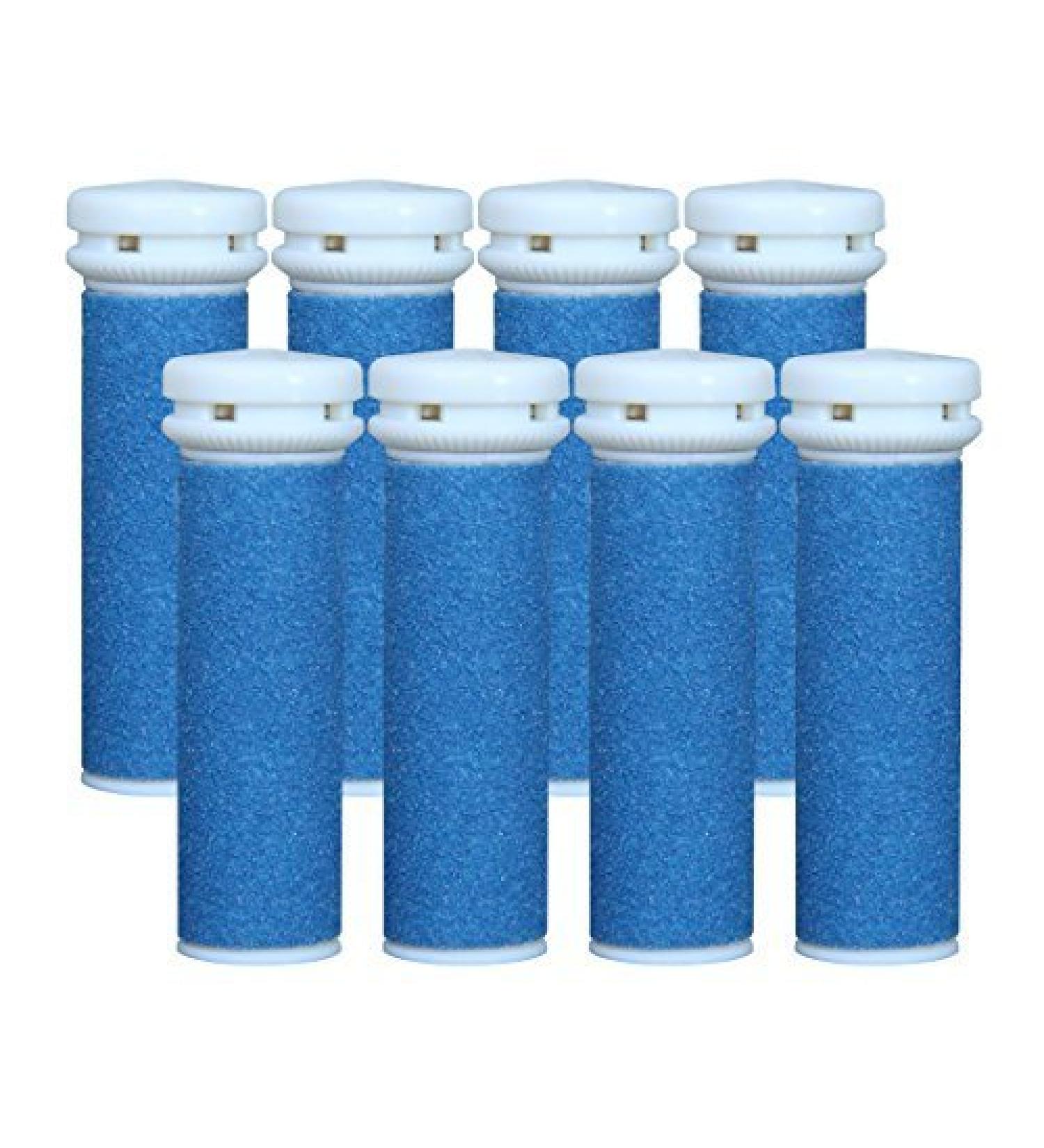Replacement Refill Rollers for Emjoi Micro-pedi (Extra Coarse) - Pack of 8