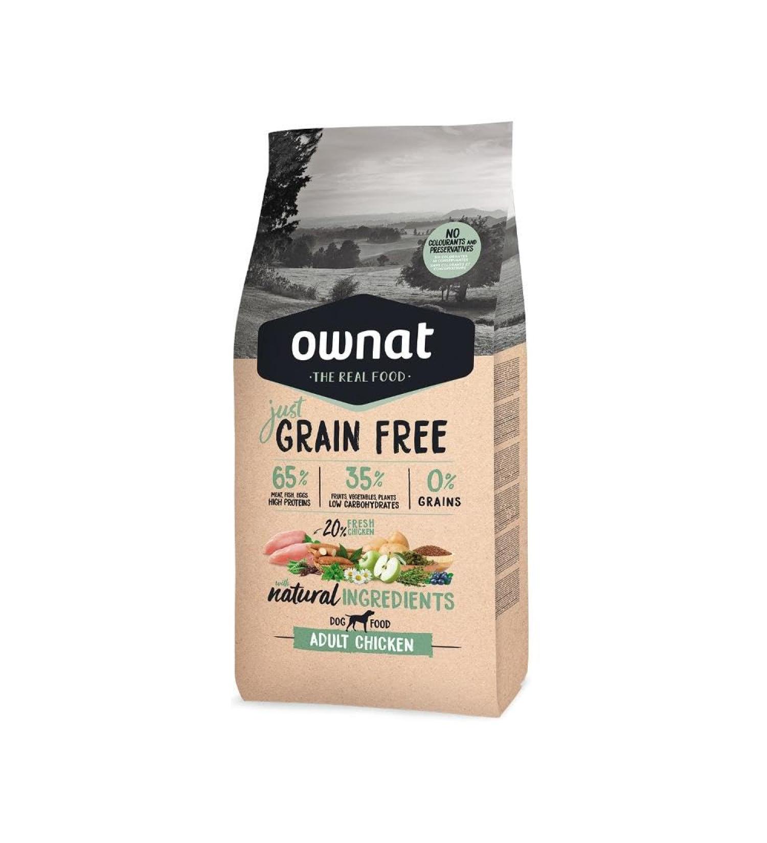 Ownat Just Grain-Free Adult Chicken Croquettes 14 Kg - Buy Online on GoSupps.com