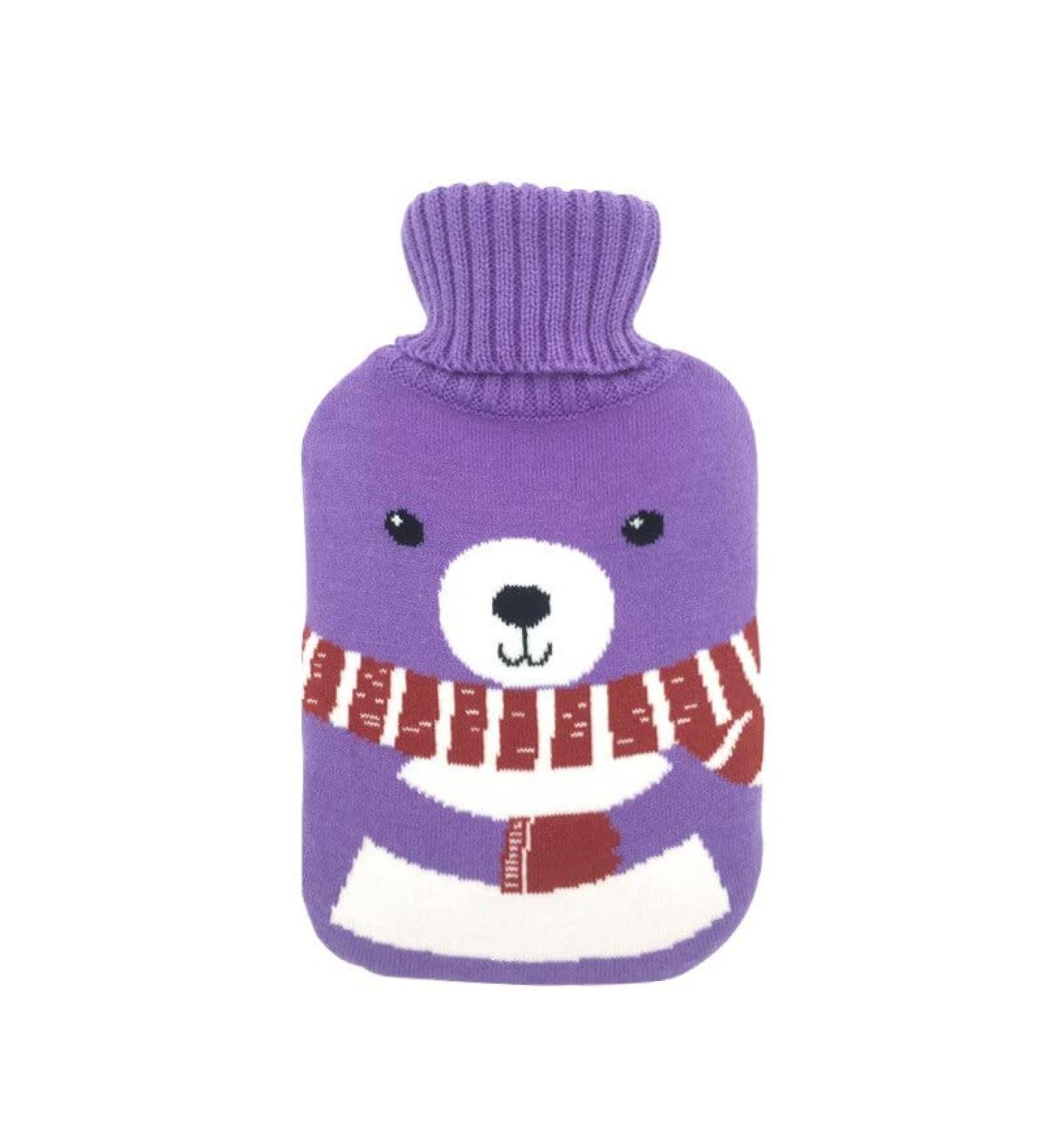 MAIES Hot Water Bottles Hot Water Bottle Bags Protection Warm Large Cover Winter Heat Preservation Soft Safe Hot Water Bottle