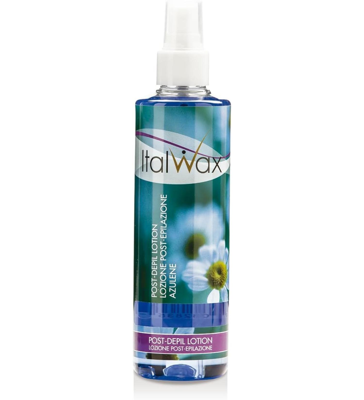 Italwax Lotion apr s pilation - 250ml - Sans huile - Ar me Azul ne - Hydratant et liminant les r sidus d' pilation la cire