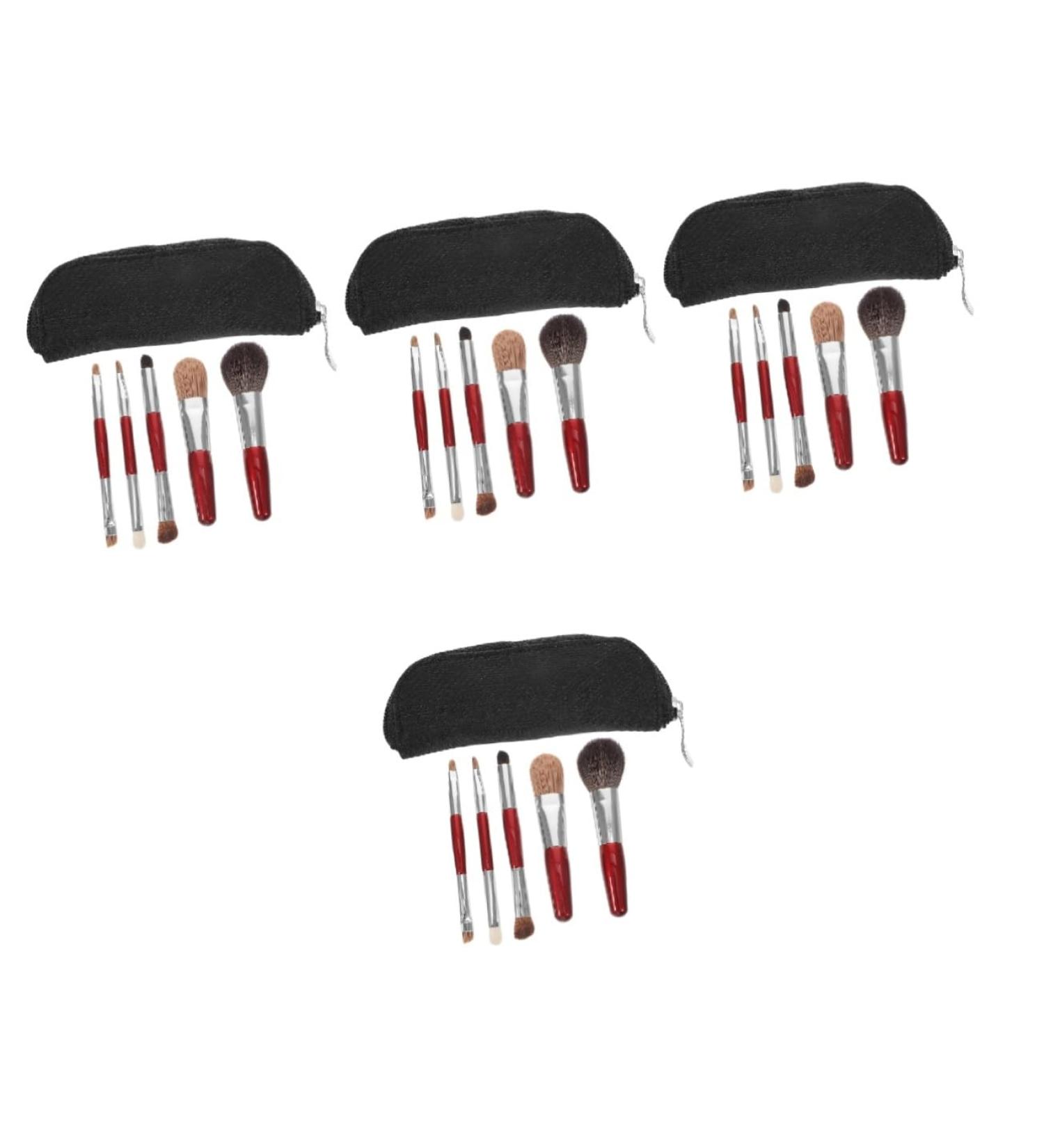 Beaupretty Makeup Brushed Sets brush with bag brush for women cosmetics women supplies face beauty tools lip brush blush brush fiber wool Makeup Brushe - Buy Online on GoSupps.com