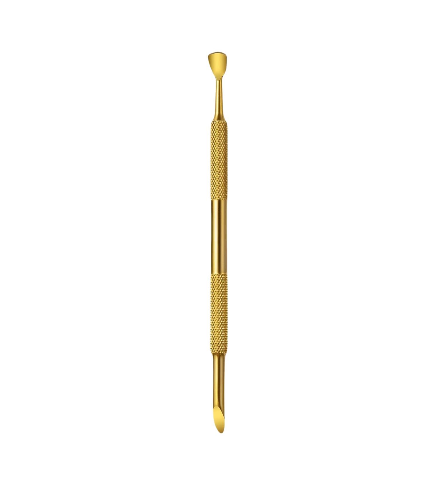 Stainless Steel Cuticle Pusher Double Ended Nails Pusher Cuticle Cleaner Practical Cuticle Remover For Manicures Gold - Buy Online on GoSupps.com