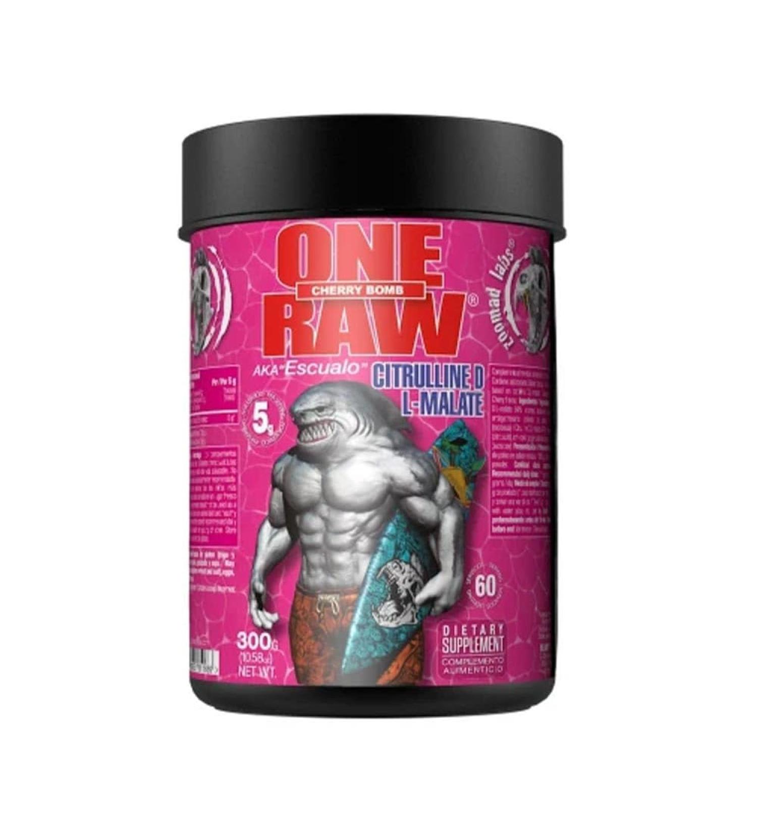 ZooMad Labs ZOOMAD LABS One Raw L-citrulline D Malate Dietary Supplement Improves metabolism promotes grid recovery - 300 g cherry flavor
