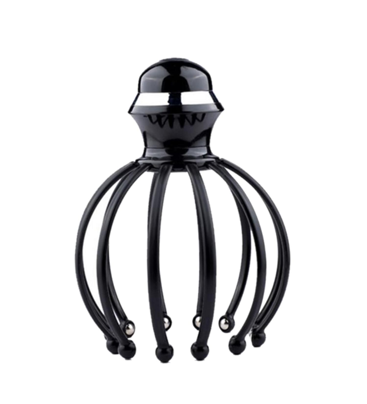 Fomiyes Scalp Massager | Relaxing Head Massager & Hair Brush for Women | Black Scalp Brush 17.6x13.7 - Buy Online on GoSupps.com