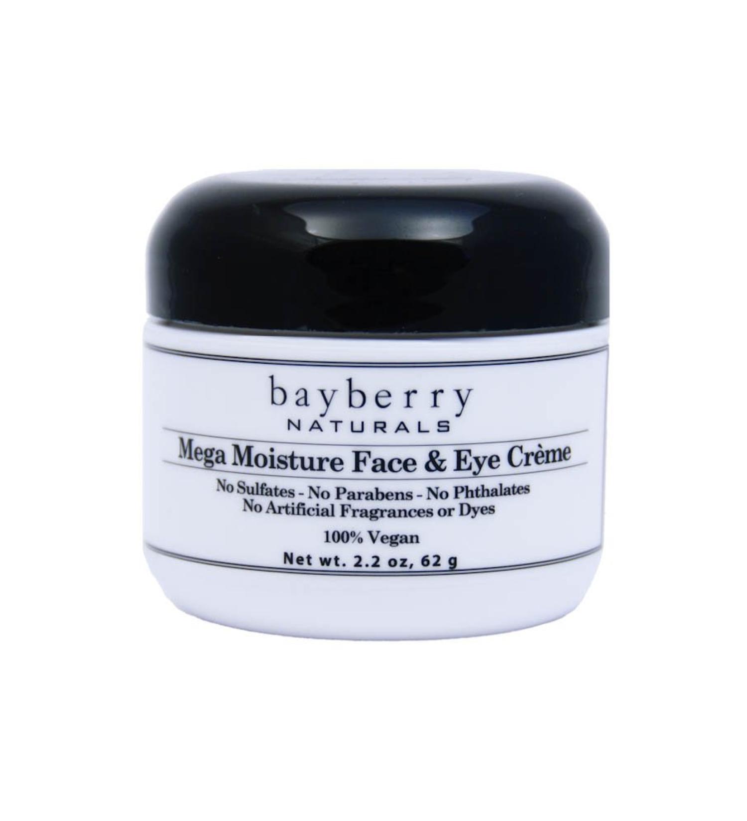 Mega Moisture Face & Eye Creme - Best Hydrating Moisturizer & Eye Cream for Dry Skin Eye Cream - Night Cream - Intensive Facial Moisturizer - Grapeseed Oil & Jojoba Oil with Vitamin E - Unscented - Paraben-free - Phathalate-free - Fragrance-free - Dye-fre