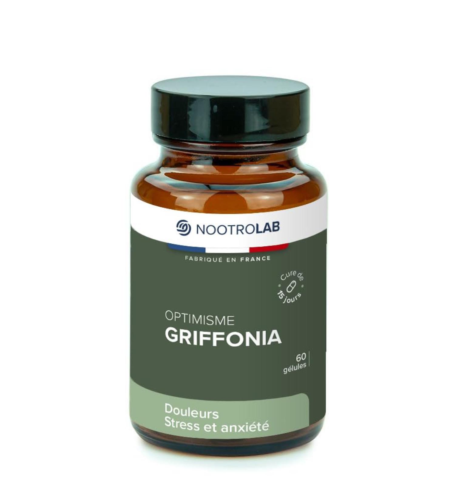 Griffonia Simplicifolia Humeur Positive S r nit & Sommeil Source Naturelle de 5-HTP Extrait Standardis 25% - 60 G lules V g tales Nootrolab - Buy Online on GoSupps.com