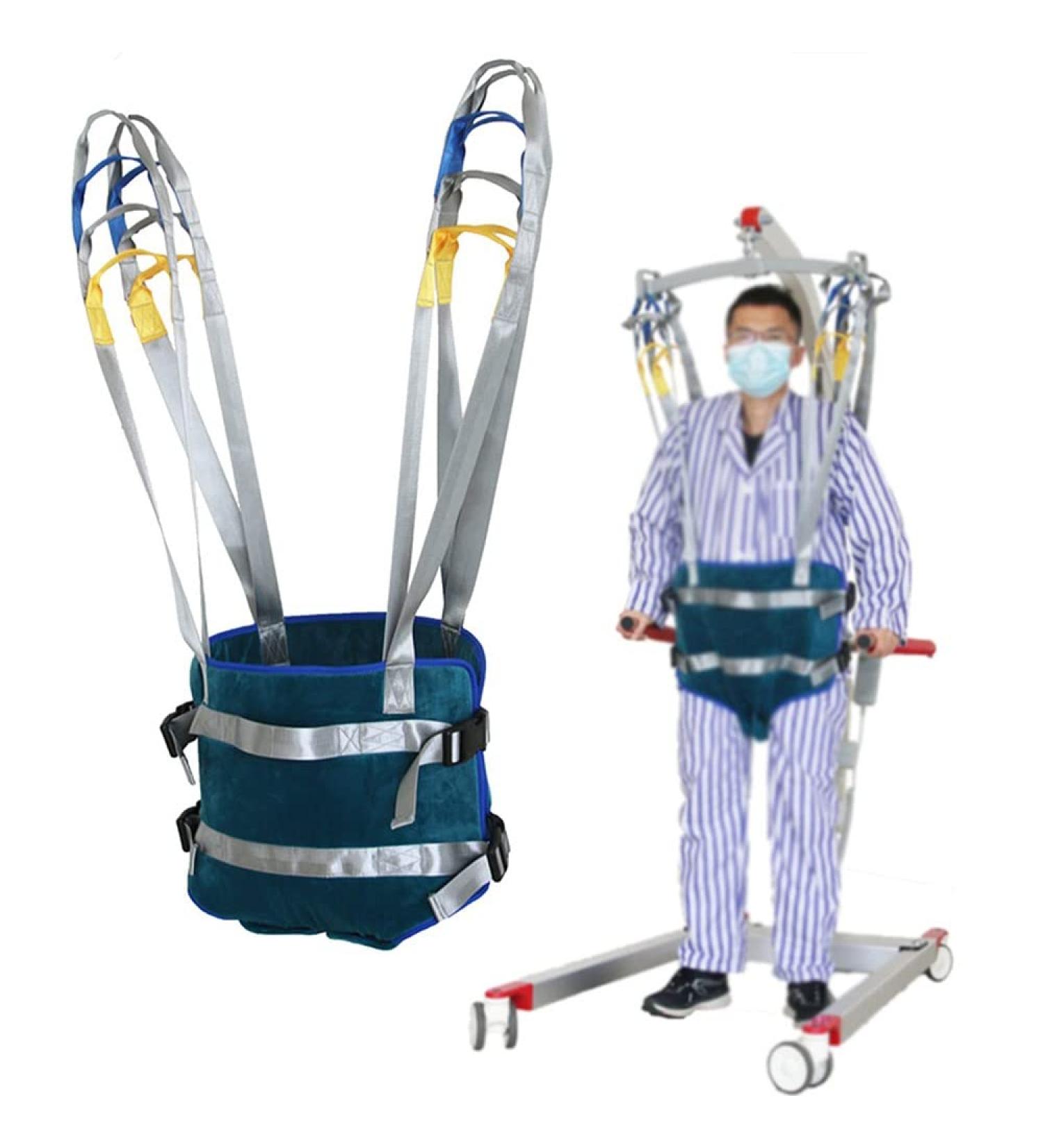 Transfer Nursing Sling Full Body Lift Sling Divided Leg Sling Toileting Transfer Slings Walking Sling Transfer Belt Four Point Support Shower Sling Lift Sling Medium - Buy Online on GoSupps.com