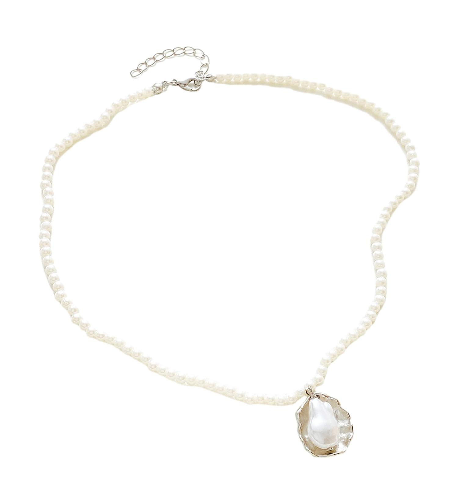 Oralgo's Handmade Ethno-Style Pearl Necklace | Unique Klakular Chain | Perfect Ornament for Traditional & Modern Outfits - Buy Online on GoSupps.com