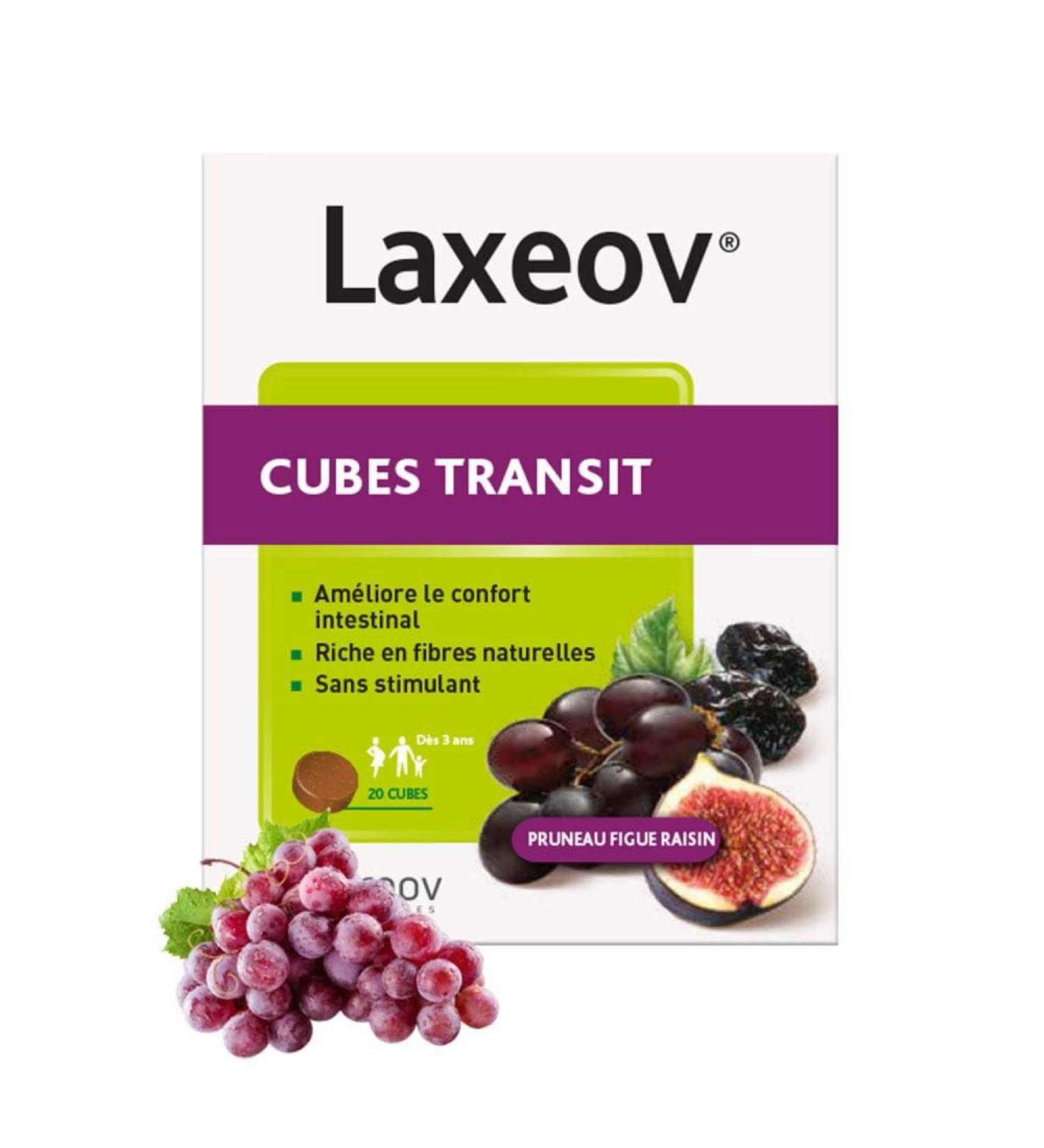 Nutreov Laxeov Transit Cubes 20 Cubes - Prune Fig Grape - Buy Online on GoSupps.com