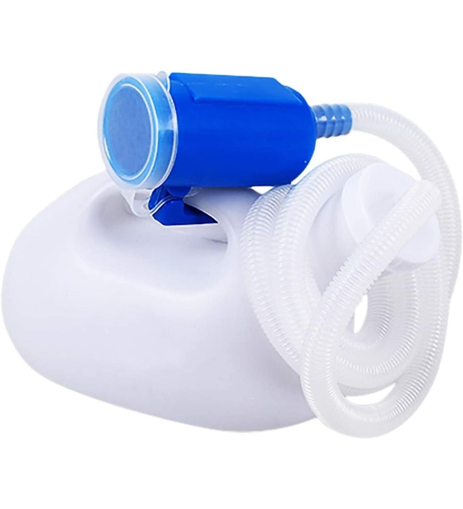 Potty Men's Male Bed Urinal Potty Pee Bottle 2000ML Collector with 1.6M Tube - Buy Online on GoSupps.com