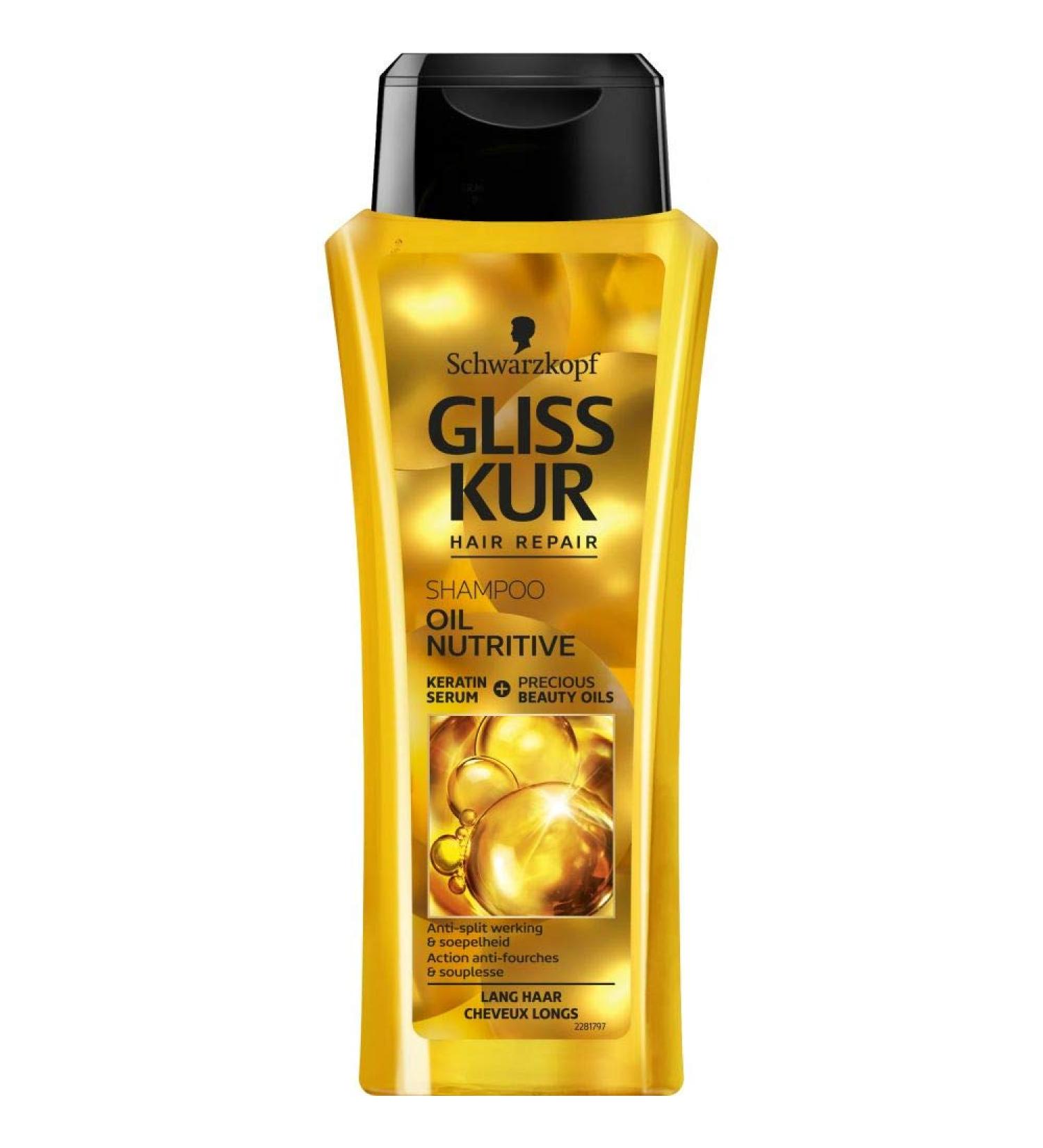 Schwarzkopf - Shampoo - Gliss Kur Oil Nutritive - 250ml - Buy Online on GoSupps.com