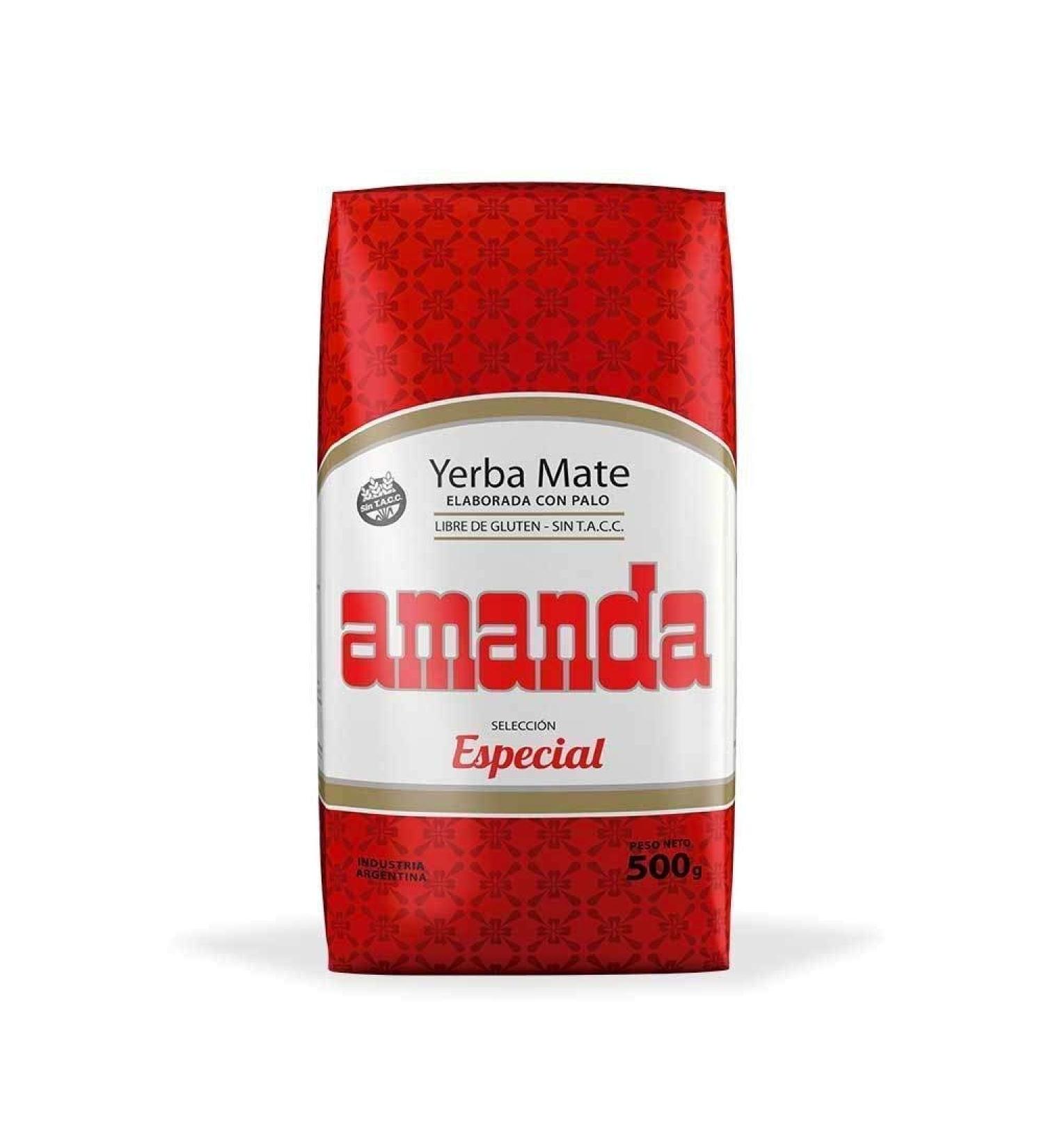 Amanda Yerba Mate Selecci n Especial - 500g Th mat s lection sp ciale d'Argentine - Buy Online on GoSupps.com